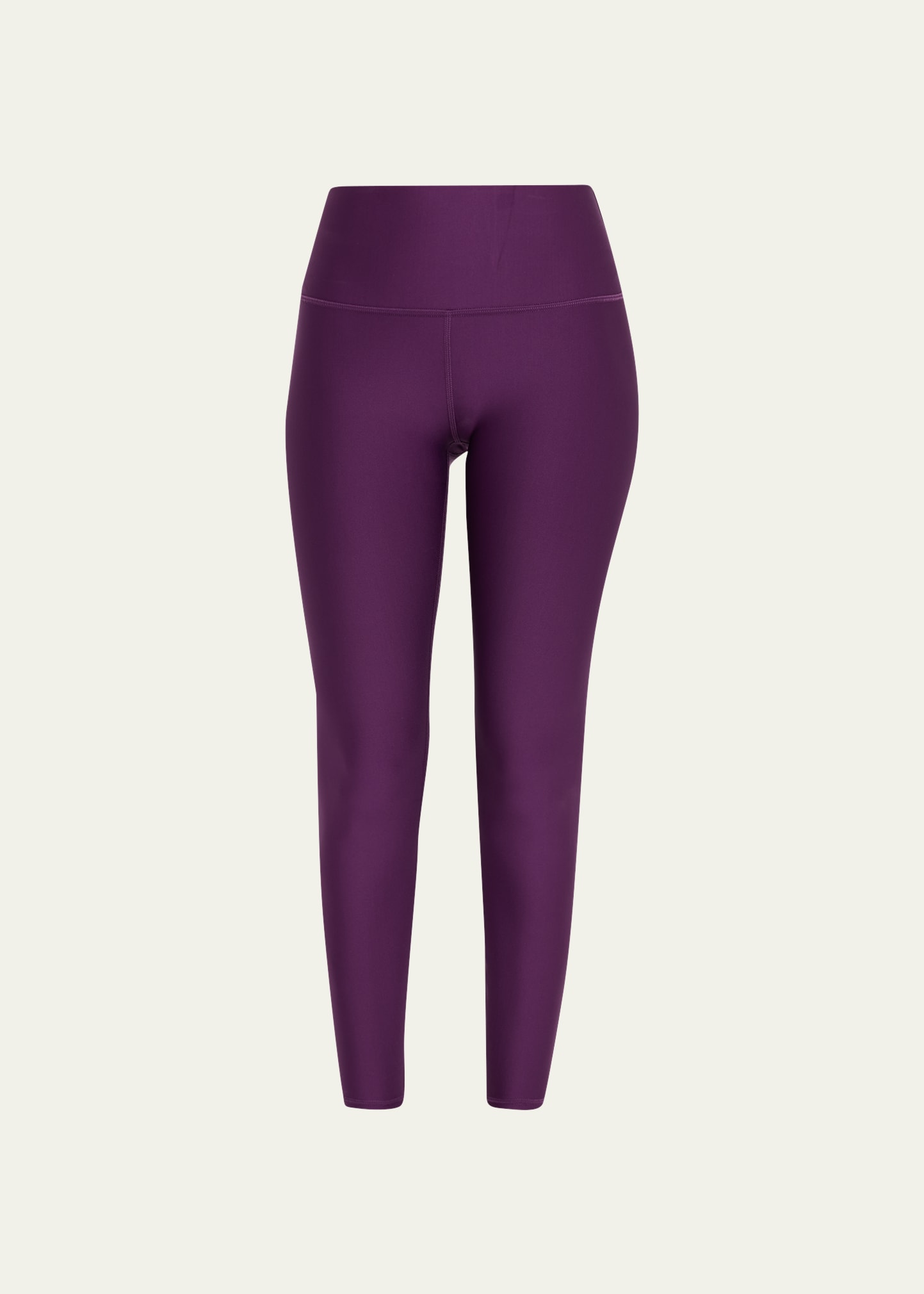 Ribbed Airlift High-Waist 7/8 Enchanted Legging - Dark Plum