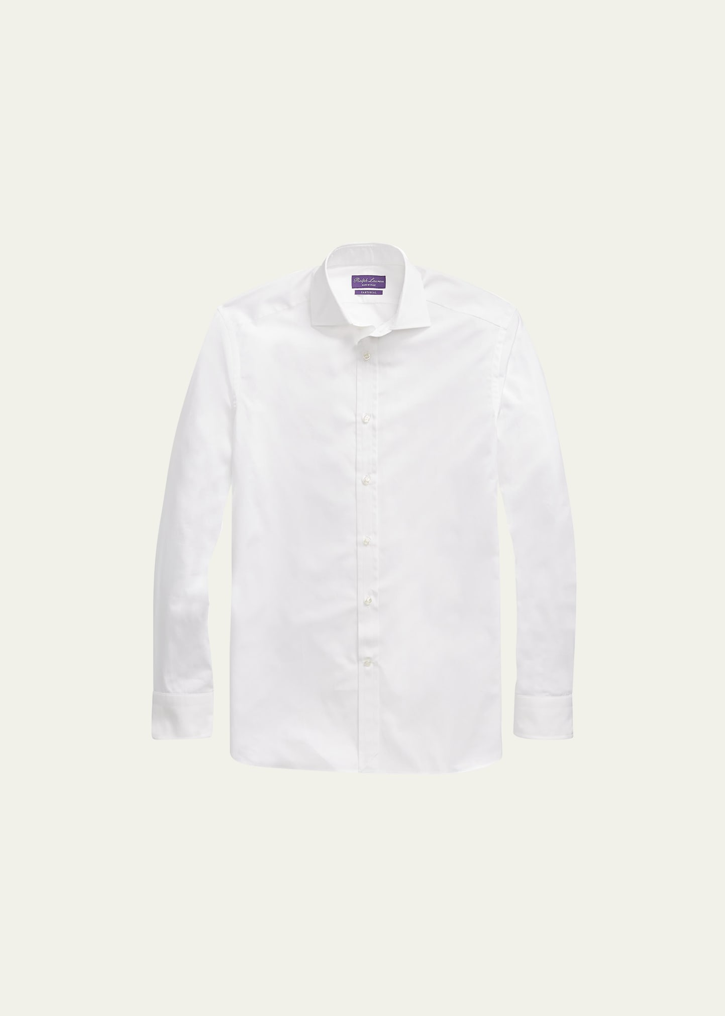 Ralph Lauren Aston Long-sleeved Regular-fit Cotton-poplin Shirt In White