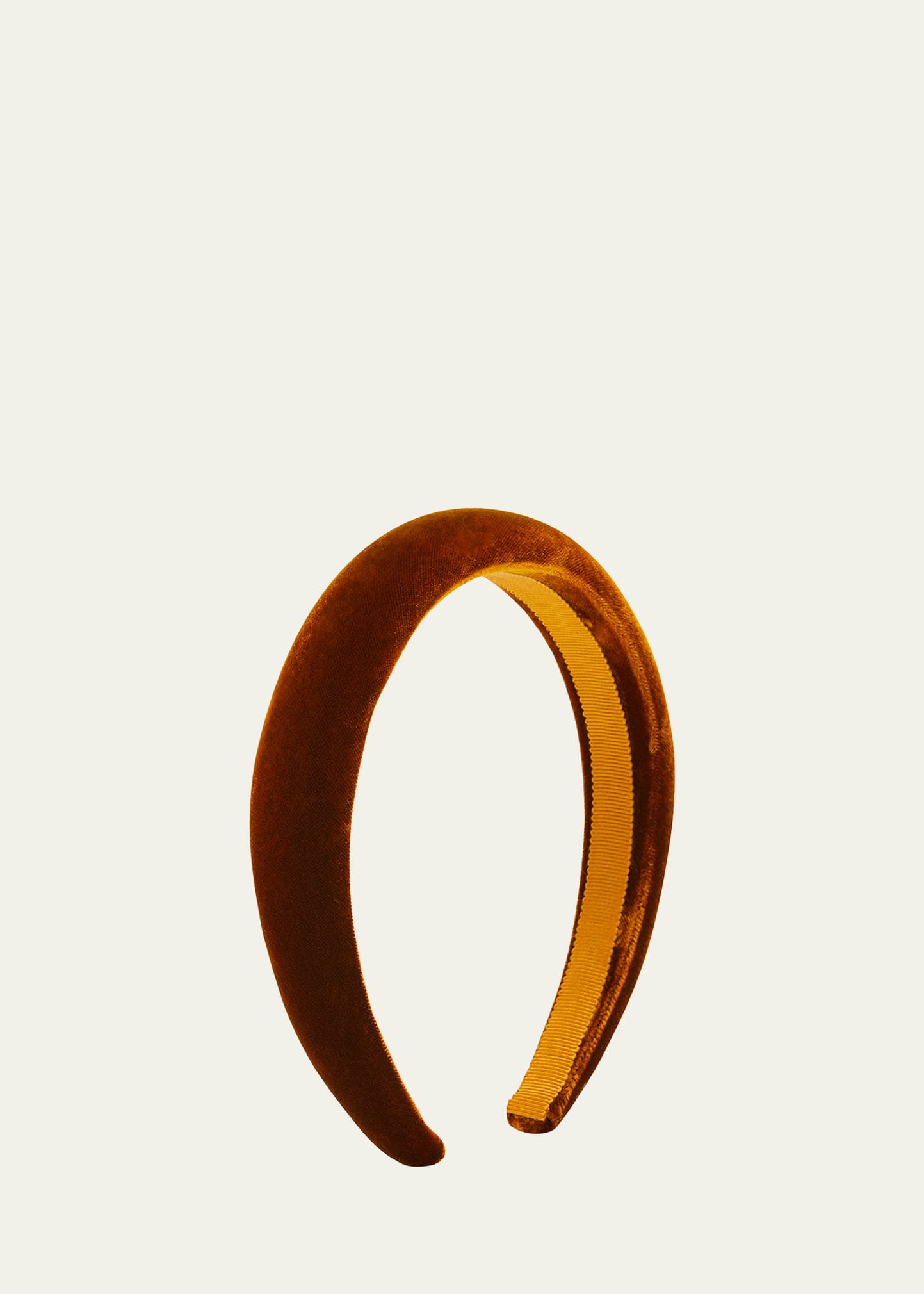 Jennifer Behr Tori Velvet Padded Headband In Topaz