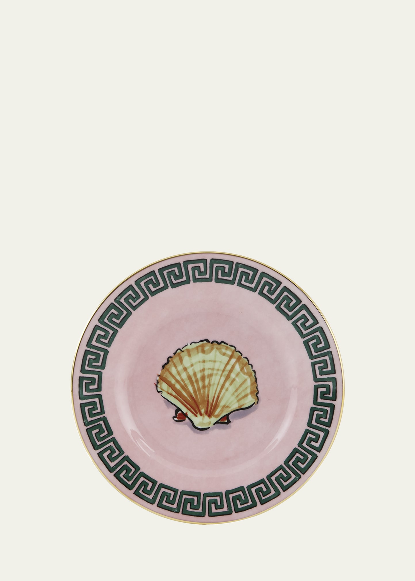 Ginori 1735 Il Viaggio Di Nettuno Pink Bread Plate