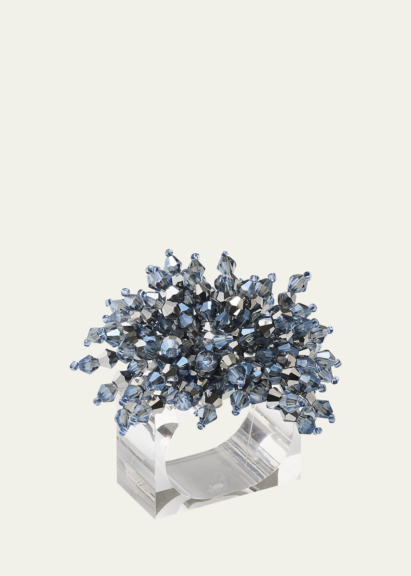 Shop Kim Seybert Brilliant Napkin Ring In Blue