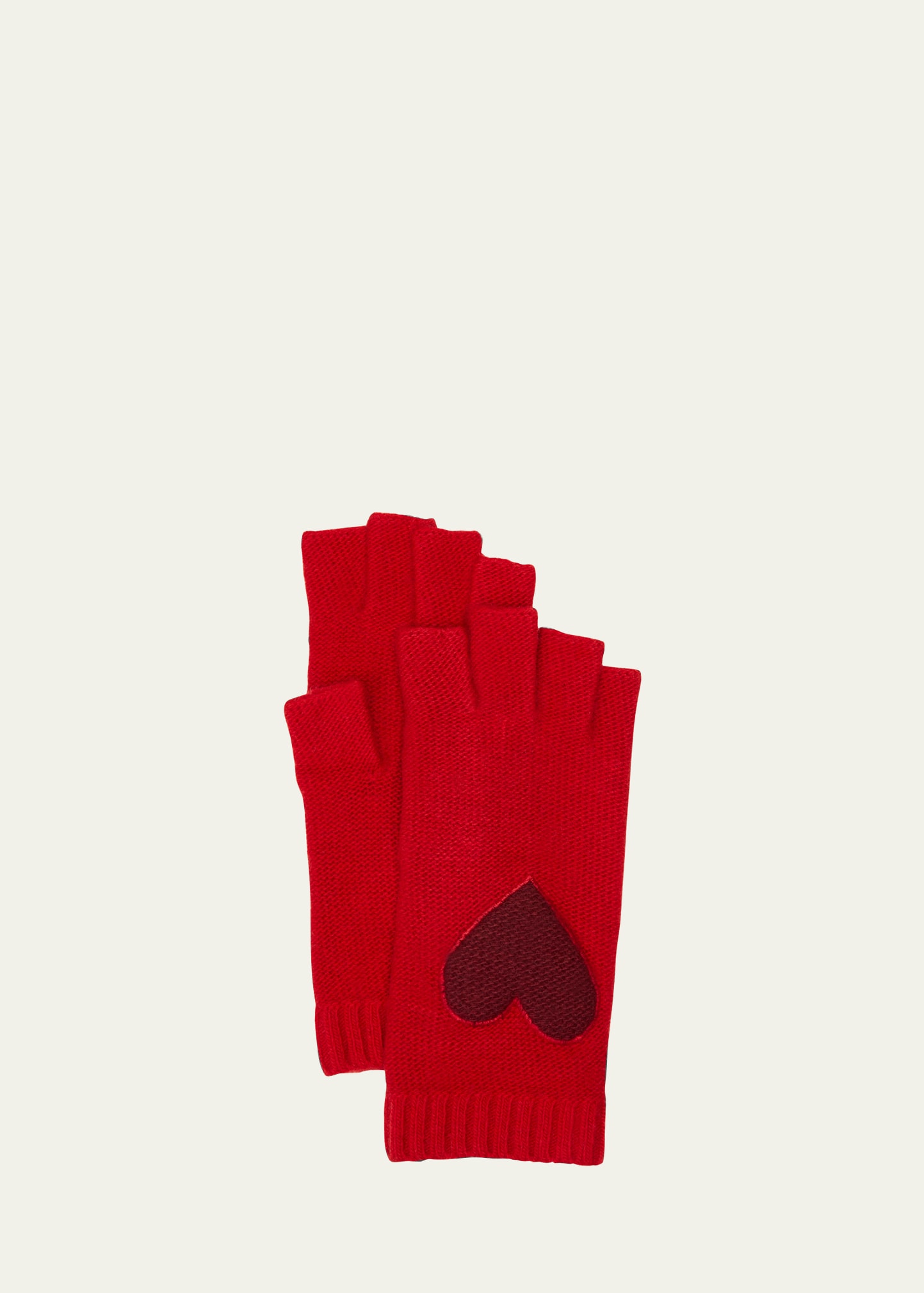 Jersey-Knit Cashmere Fingerless Gloves