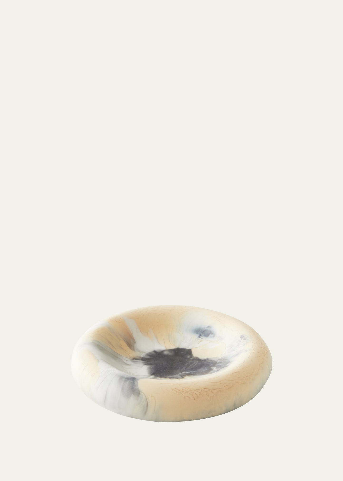 Dinosaur Designs Medium Resin Mother-of-pearl Dish In Sandy Pearl