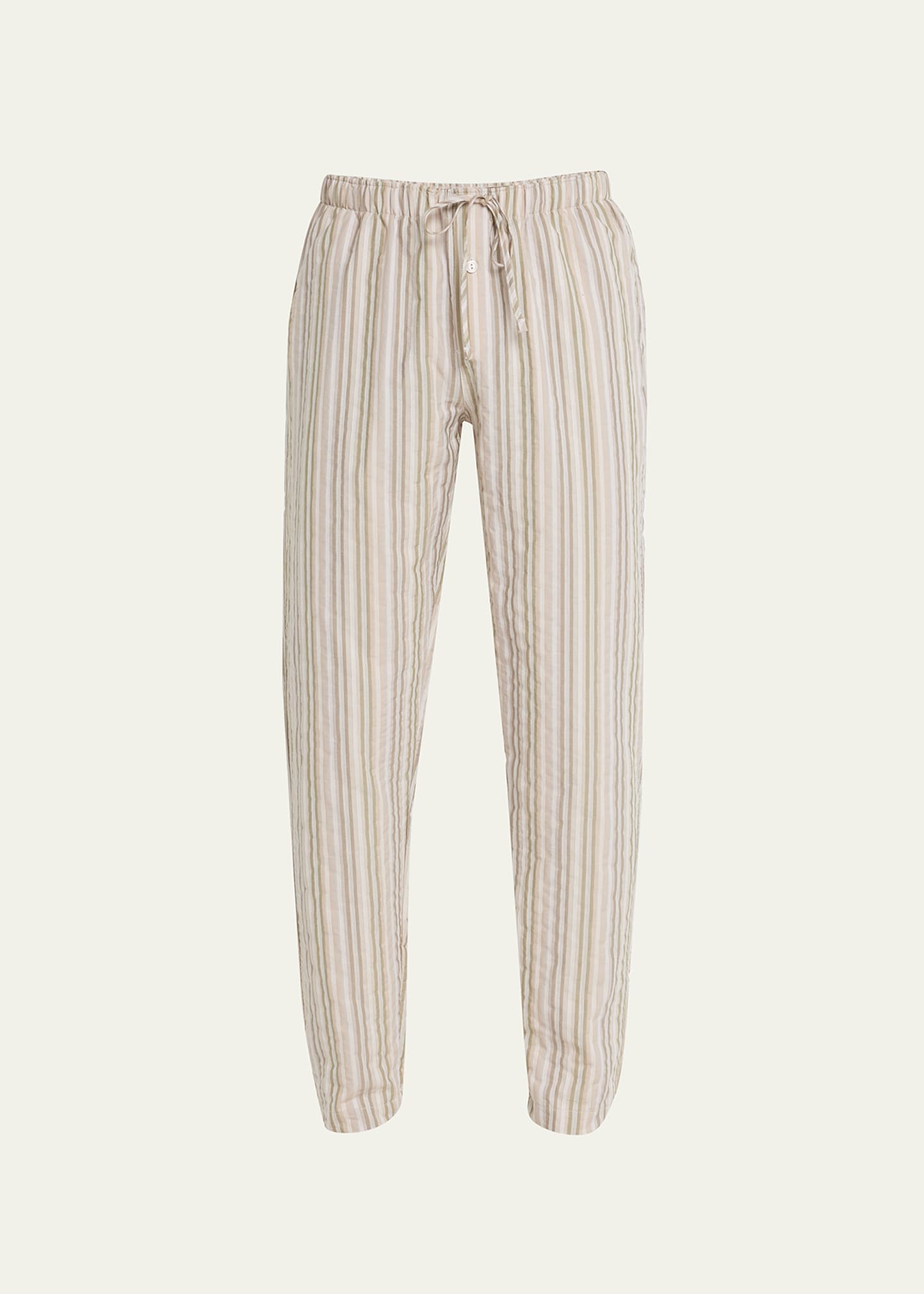 Hanro Men's Night Day Striped Lounge Pants In Desert Stripe