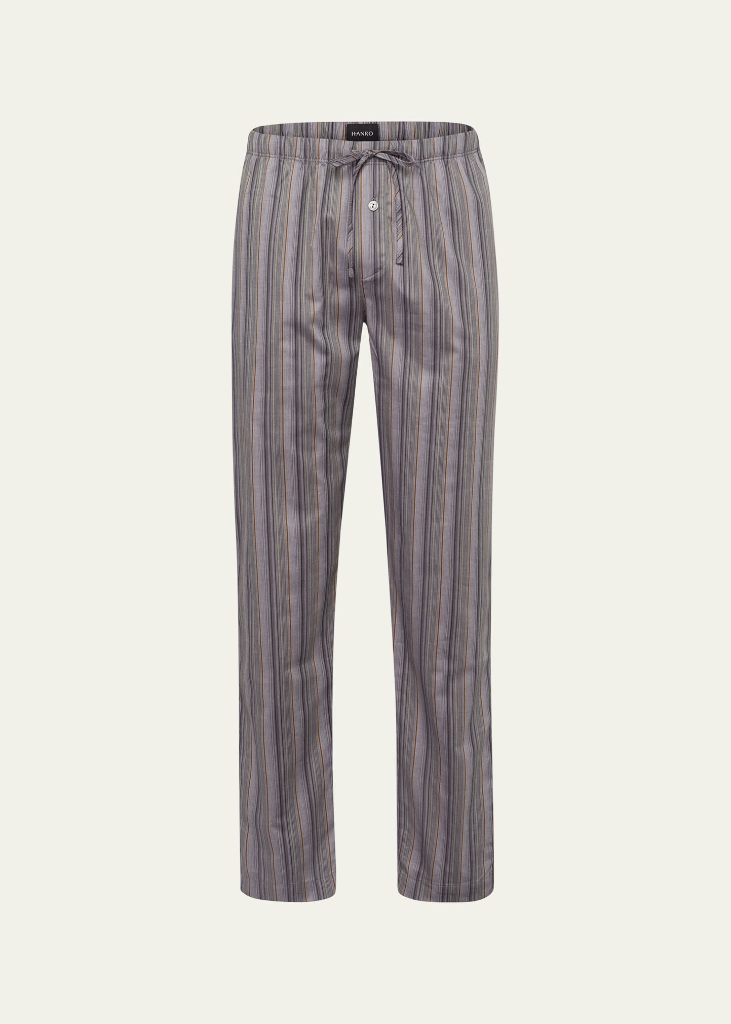 Shop Hanro Men's Night Day Striped Lounge Pants In Fading Stripe