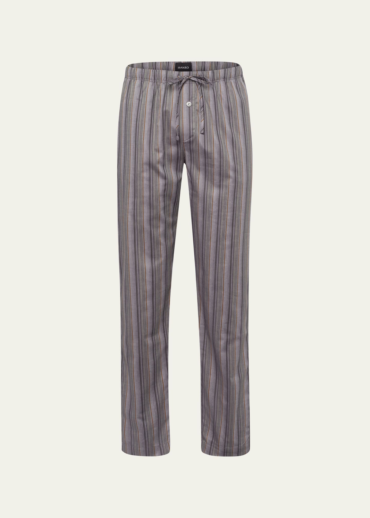 Hanro Men's Night Day Striped Lounge Pants In Fading Stripe