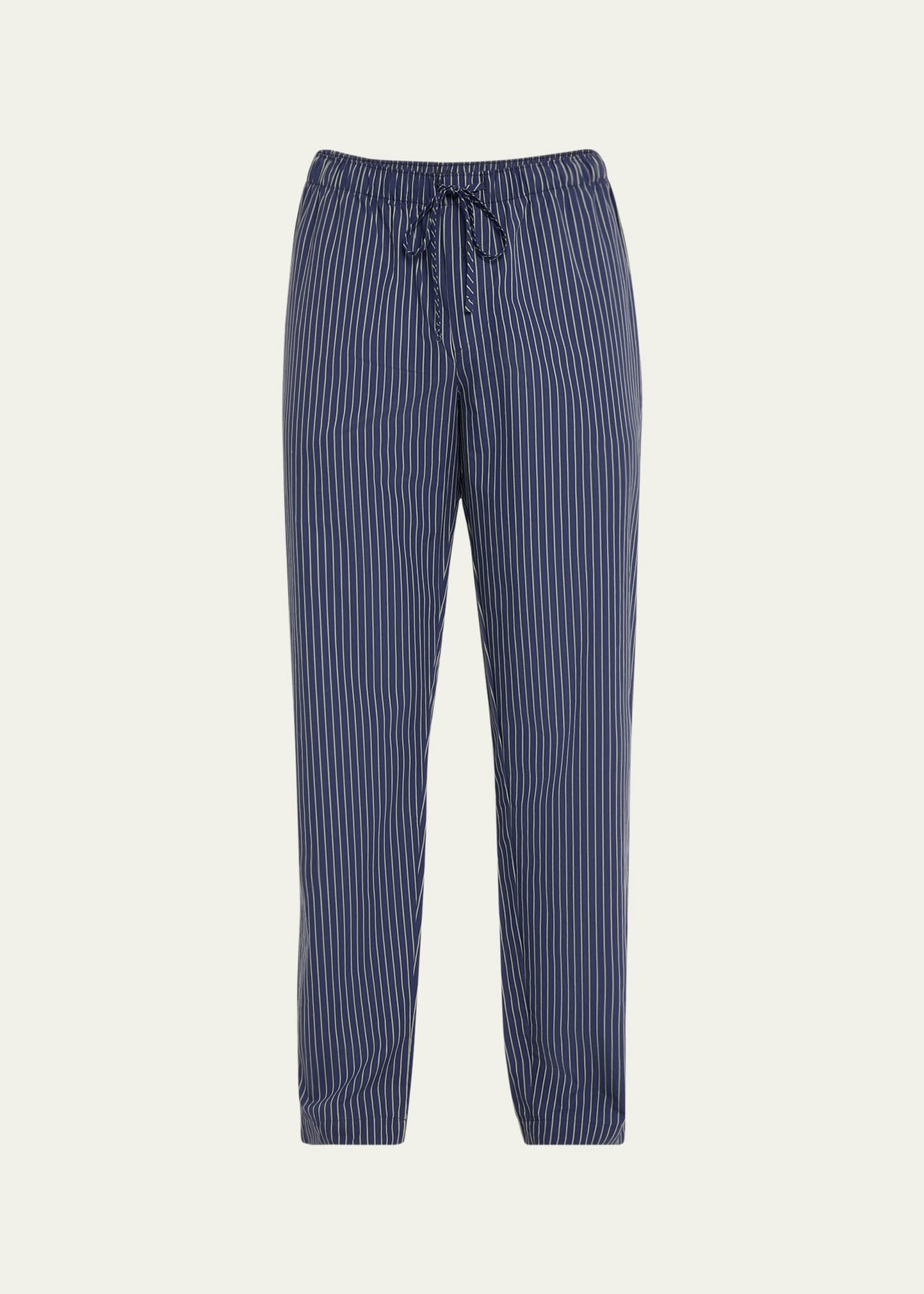 Shop Hanro Men's Night Day Striped Lounge Pants In Pure Stripe