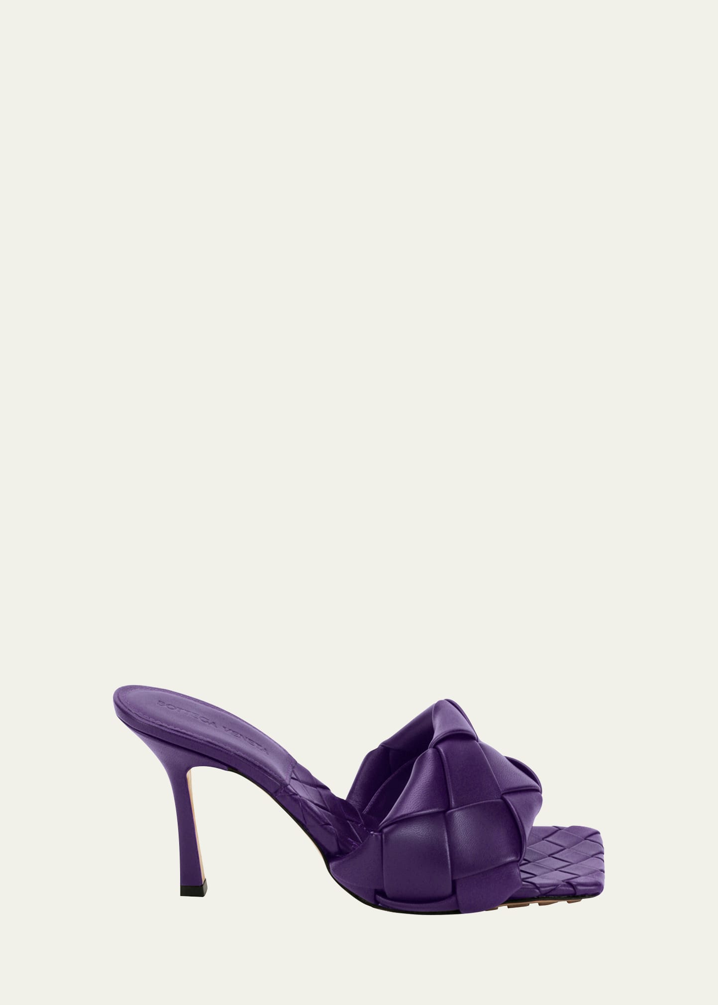 Bottega Veneta The Lido Sandals In Plum