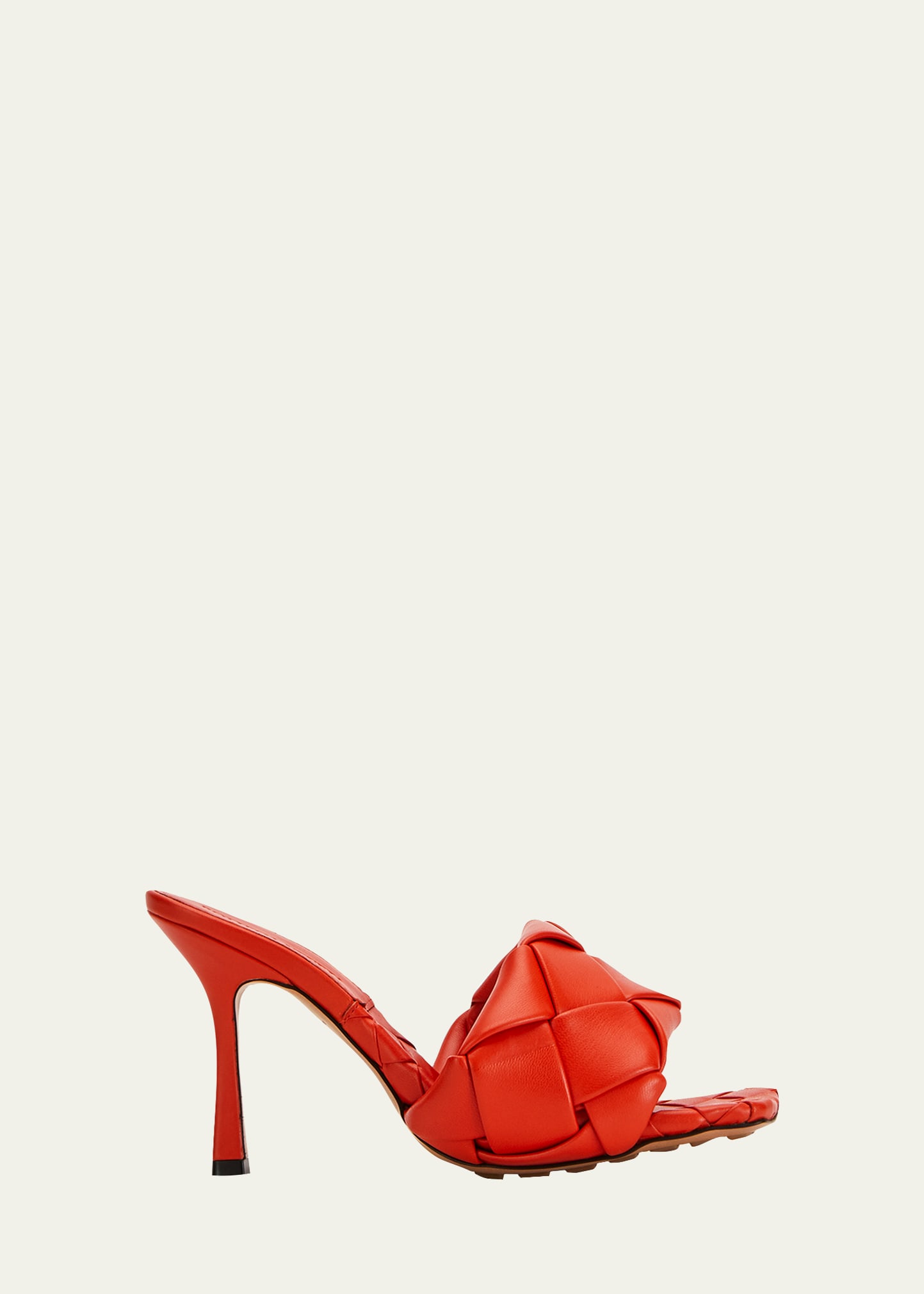 Bottega Veneta The Lido Sandals In Paprika