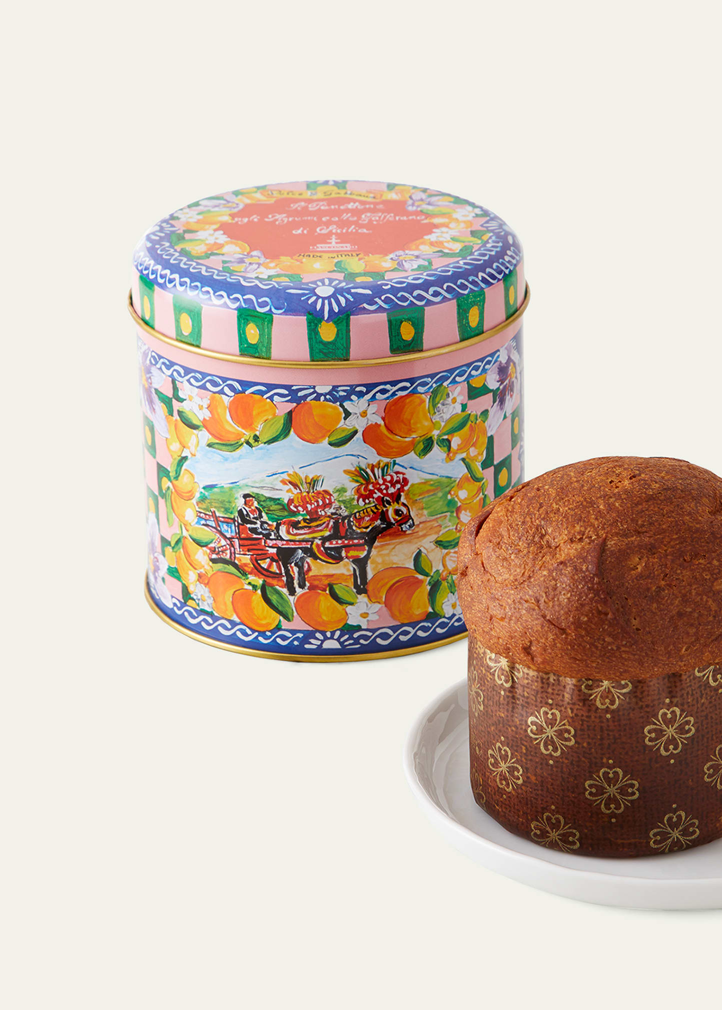 Pink Sicilian Citrus Panettone, 100g