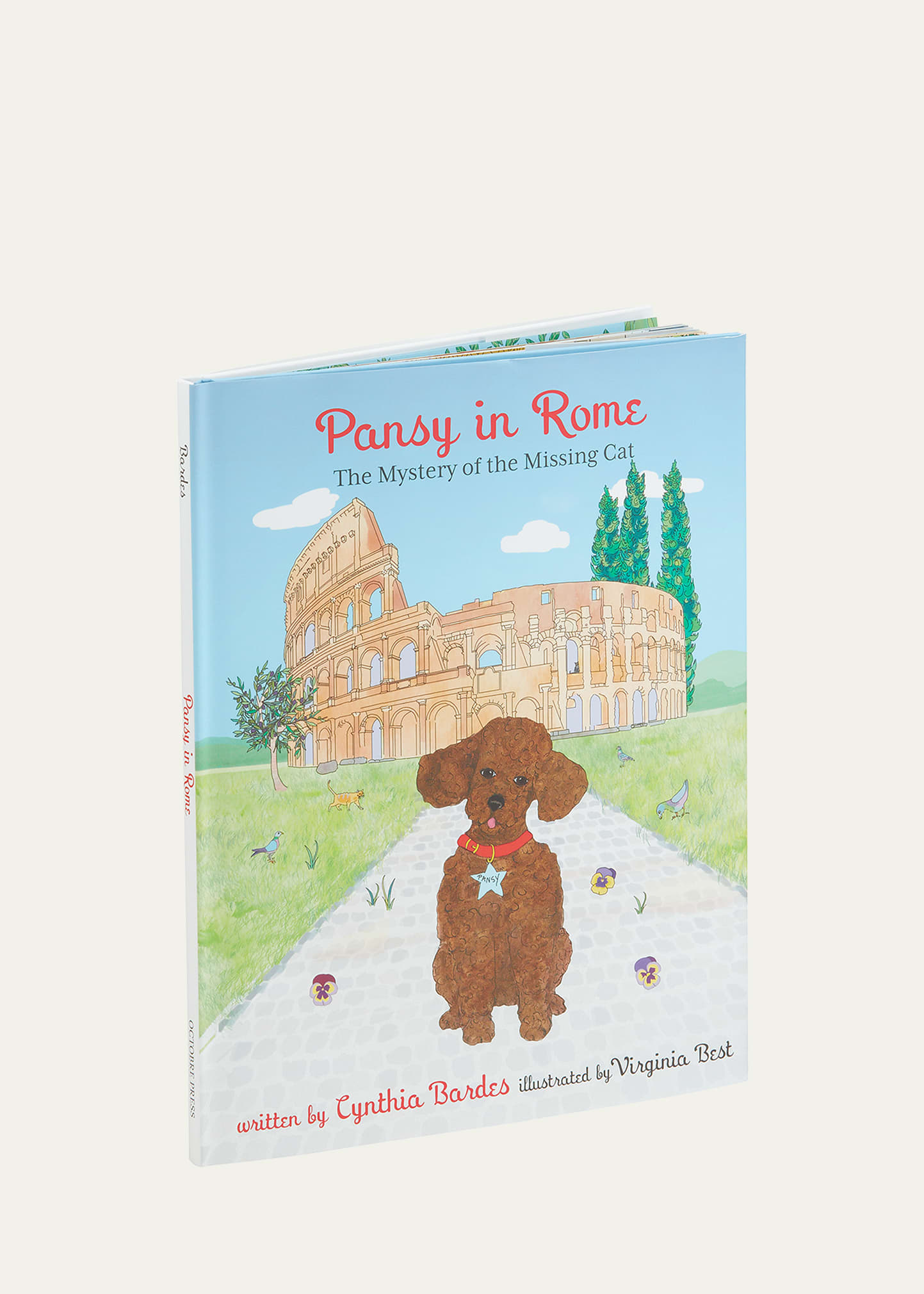"Pansy in Rome - The Mystery of the Missing Cat" Children's Book