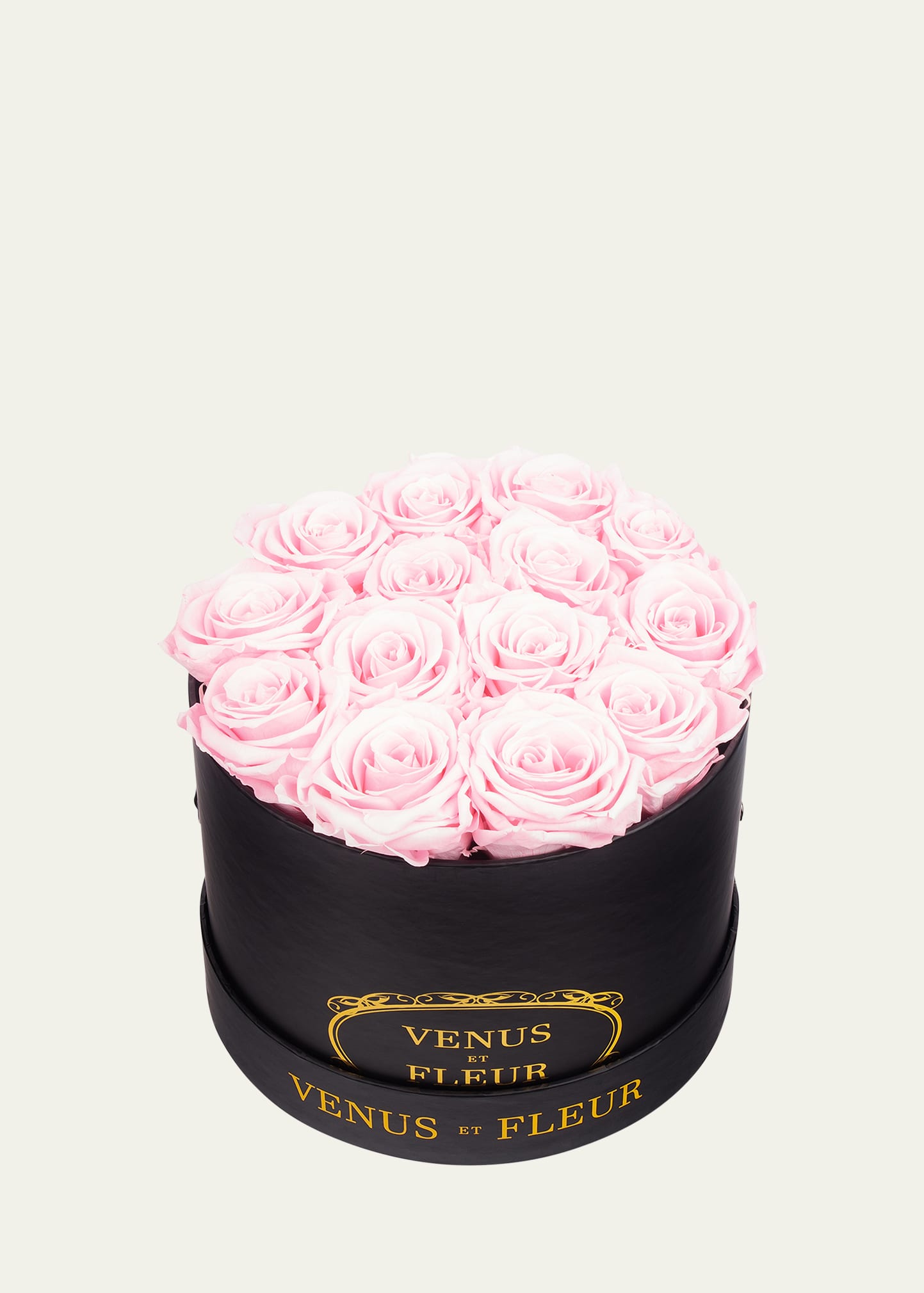 Venus Et Fleur Classic Small Round Rose Box In Pink