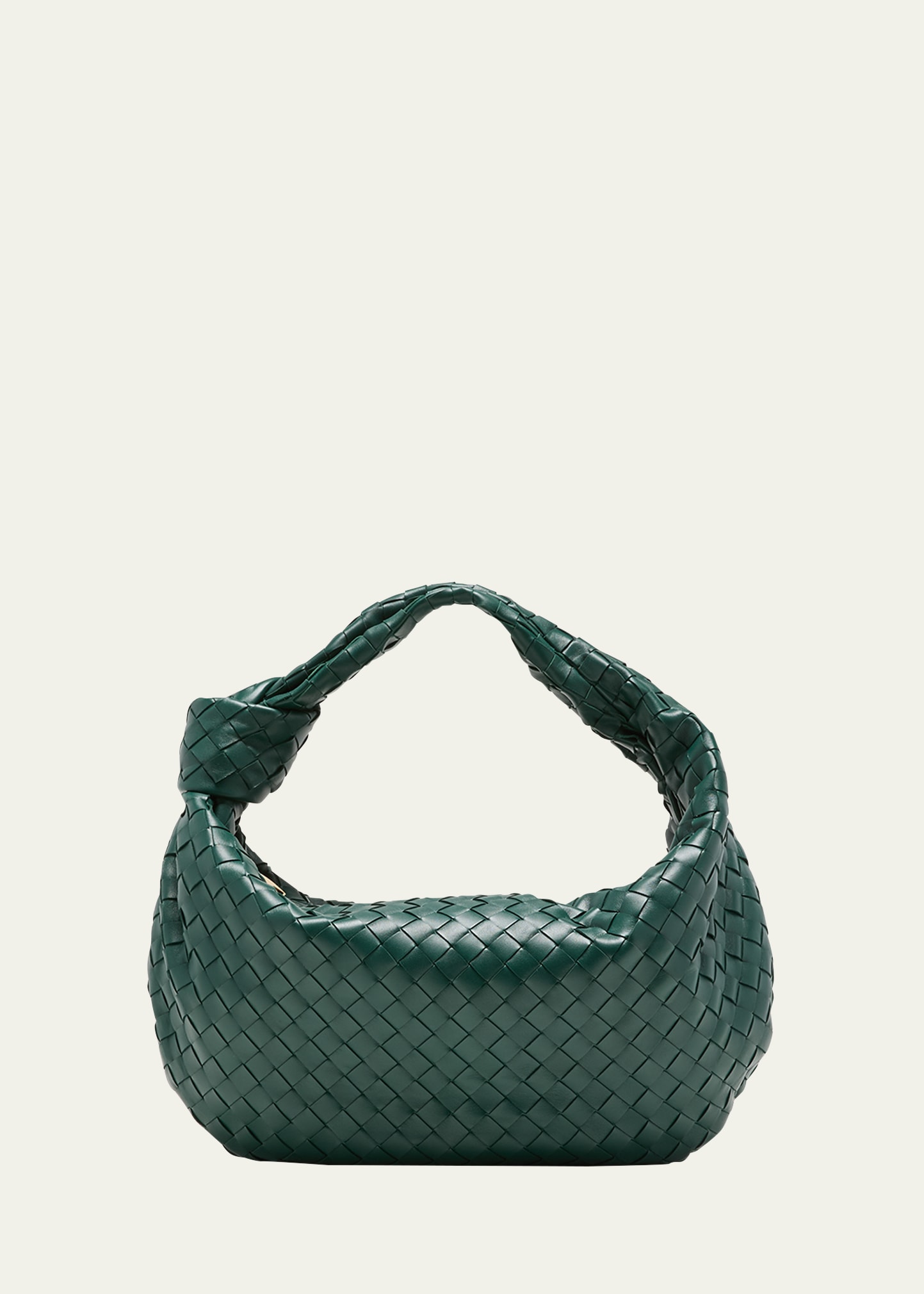Bottega Veneta Jodie Small Bag In 3049 Emerald Gree
