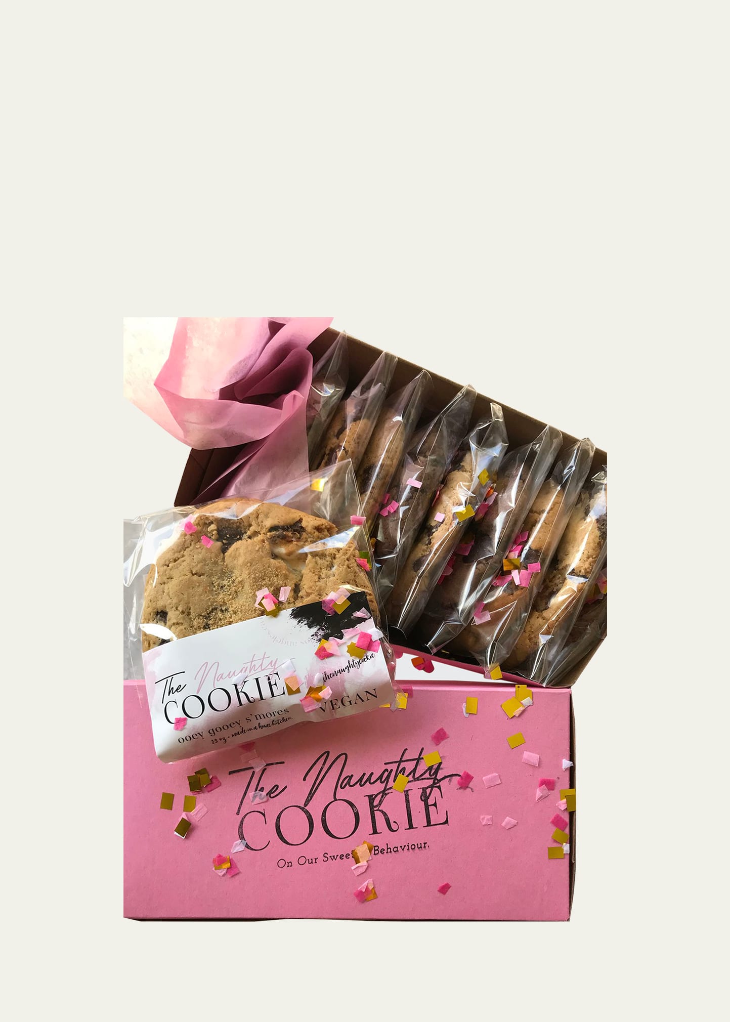 The Naughty Cookie Vegan Collage Box