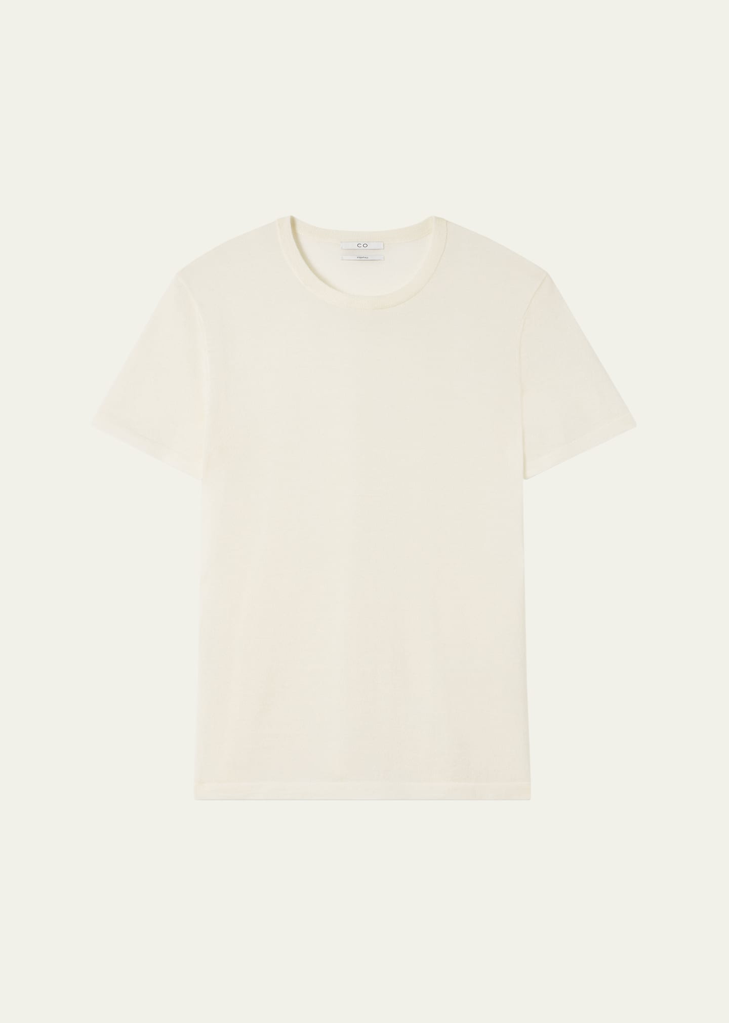 Co Cashmere Short-sleeve T-shirt In White