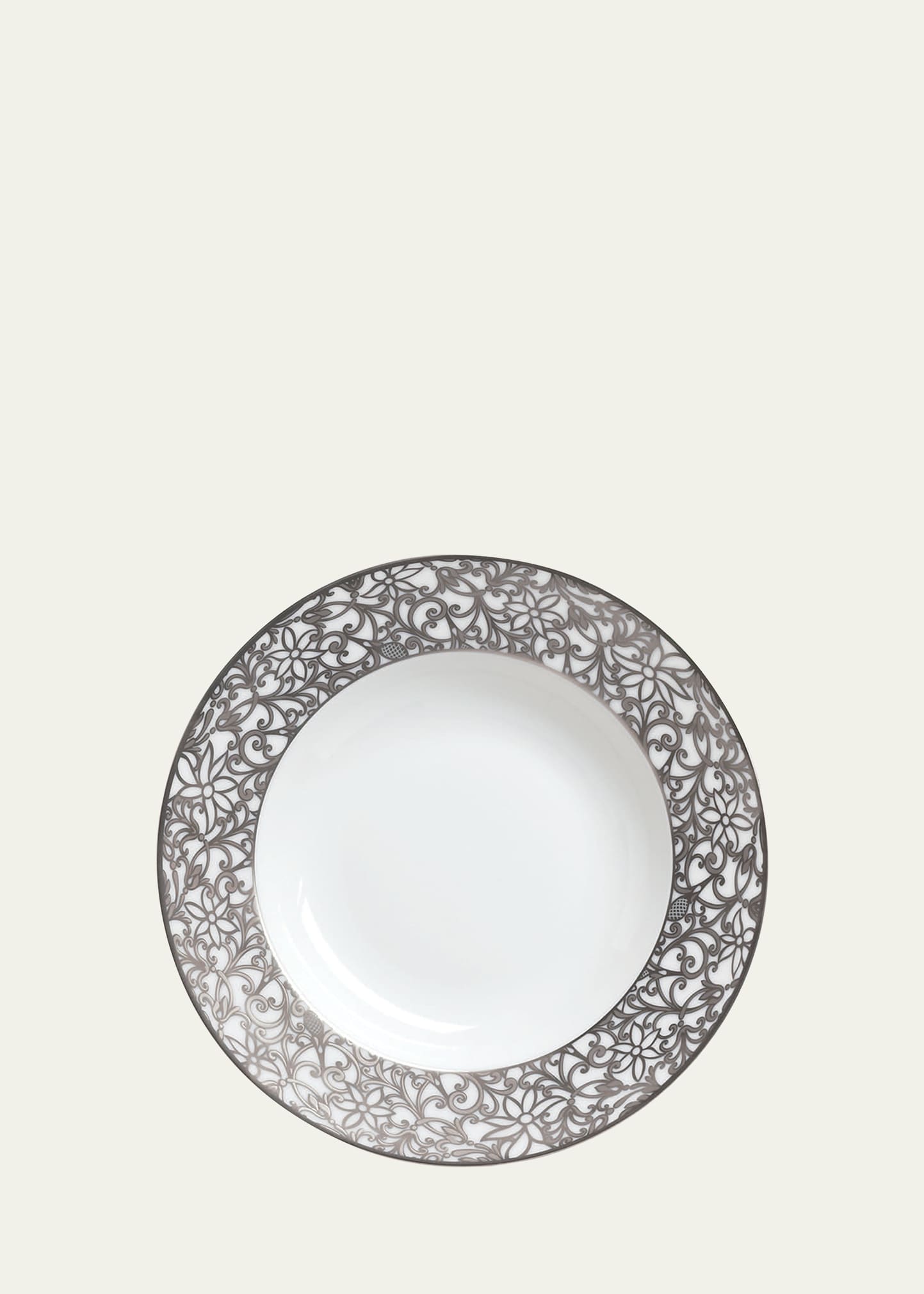 Salamanque Platinum French Rim Soup Plate