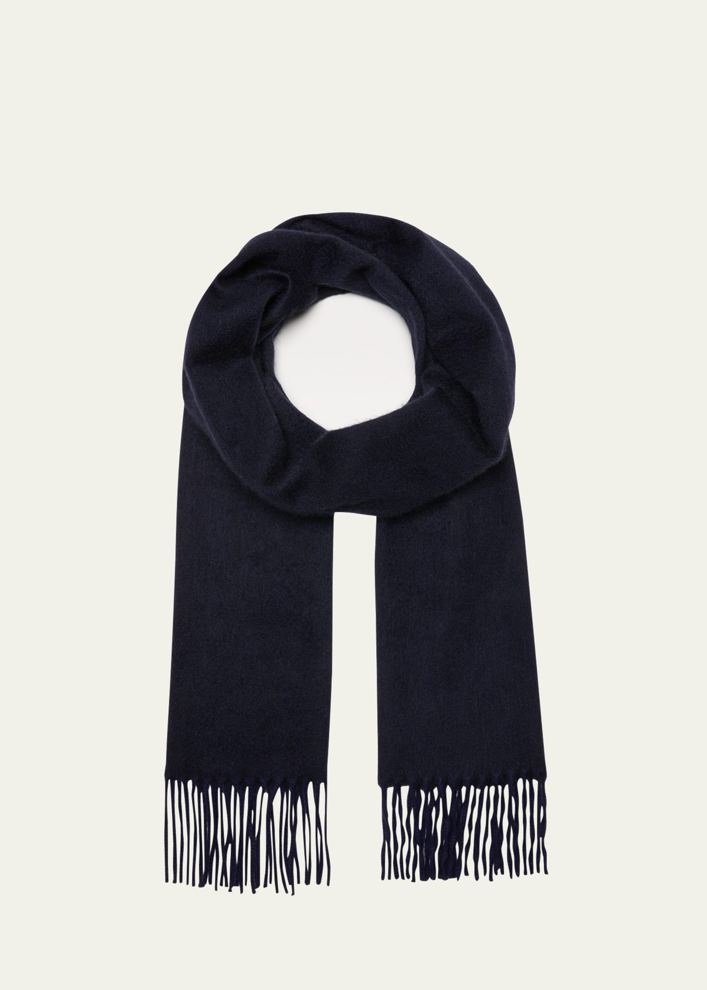 Begg X Co Men's Cashmere Arran Reversible Scarf In Navy/black