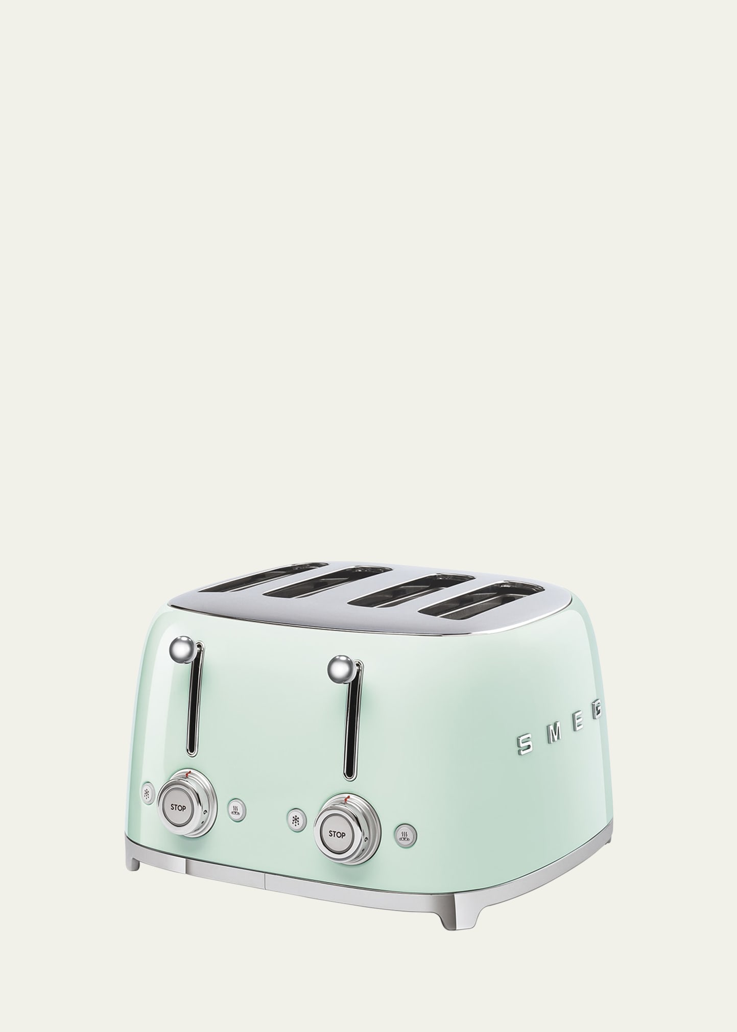 Smeg Retro 4 Slot Toaster In Green