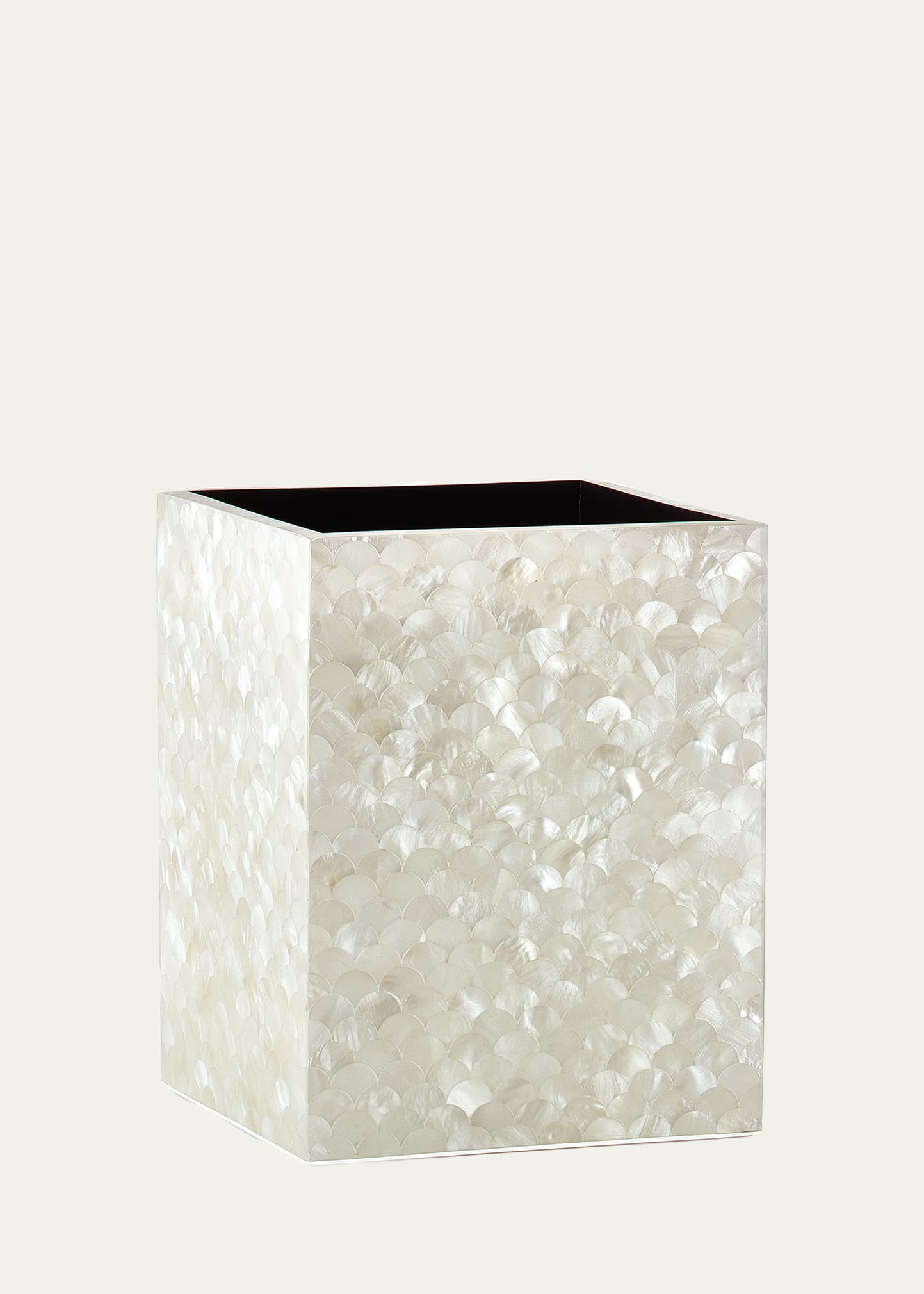 Labrazel Poisson Waste Basket In Oyster White