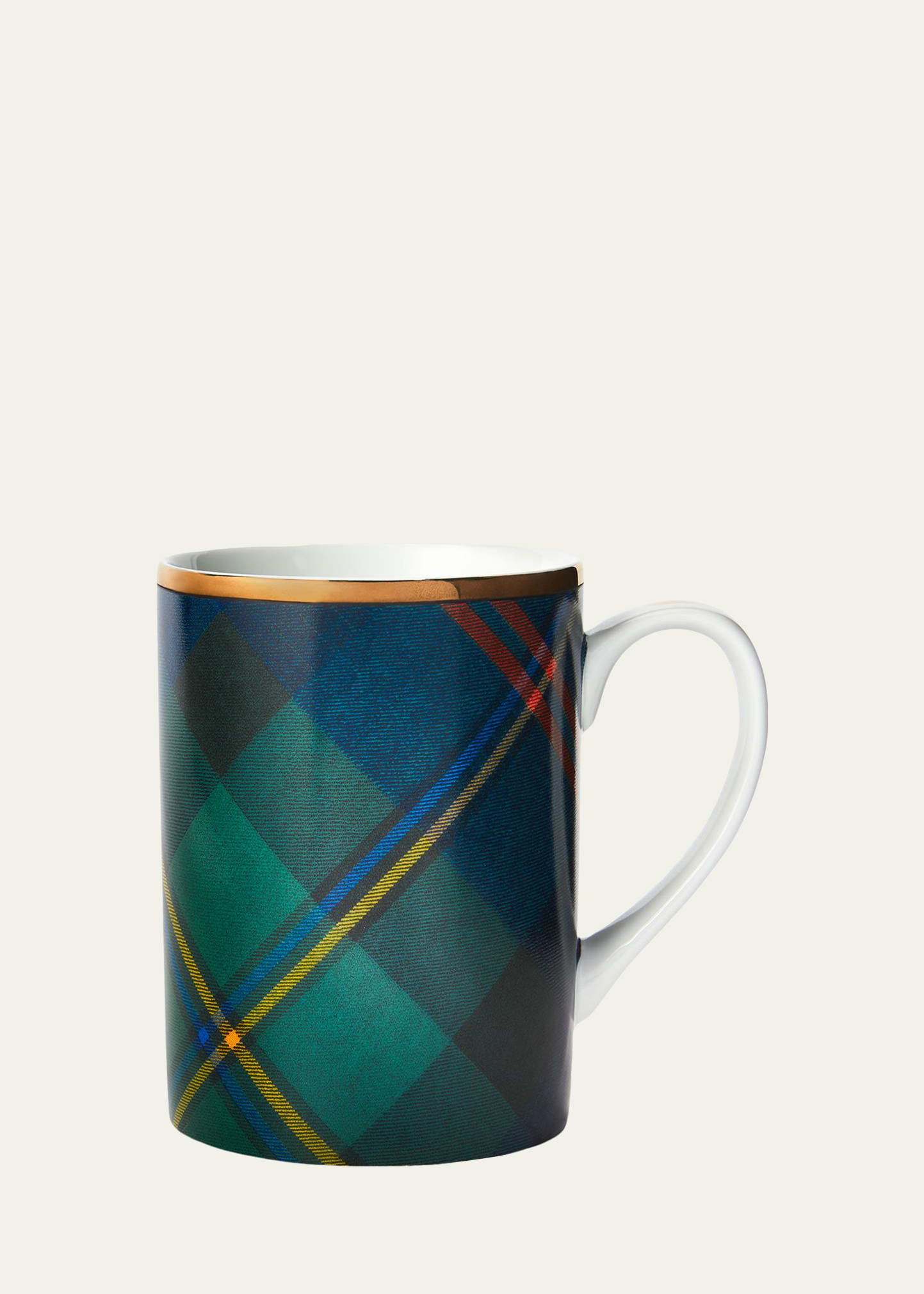 Polo Ralph Lauren Wexford Mugs, Set Of 4 In Wexford Plaid