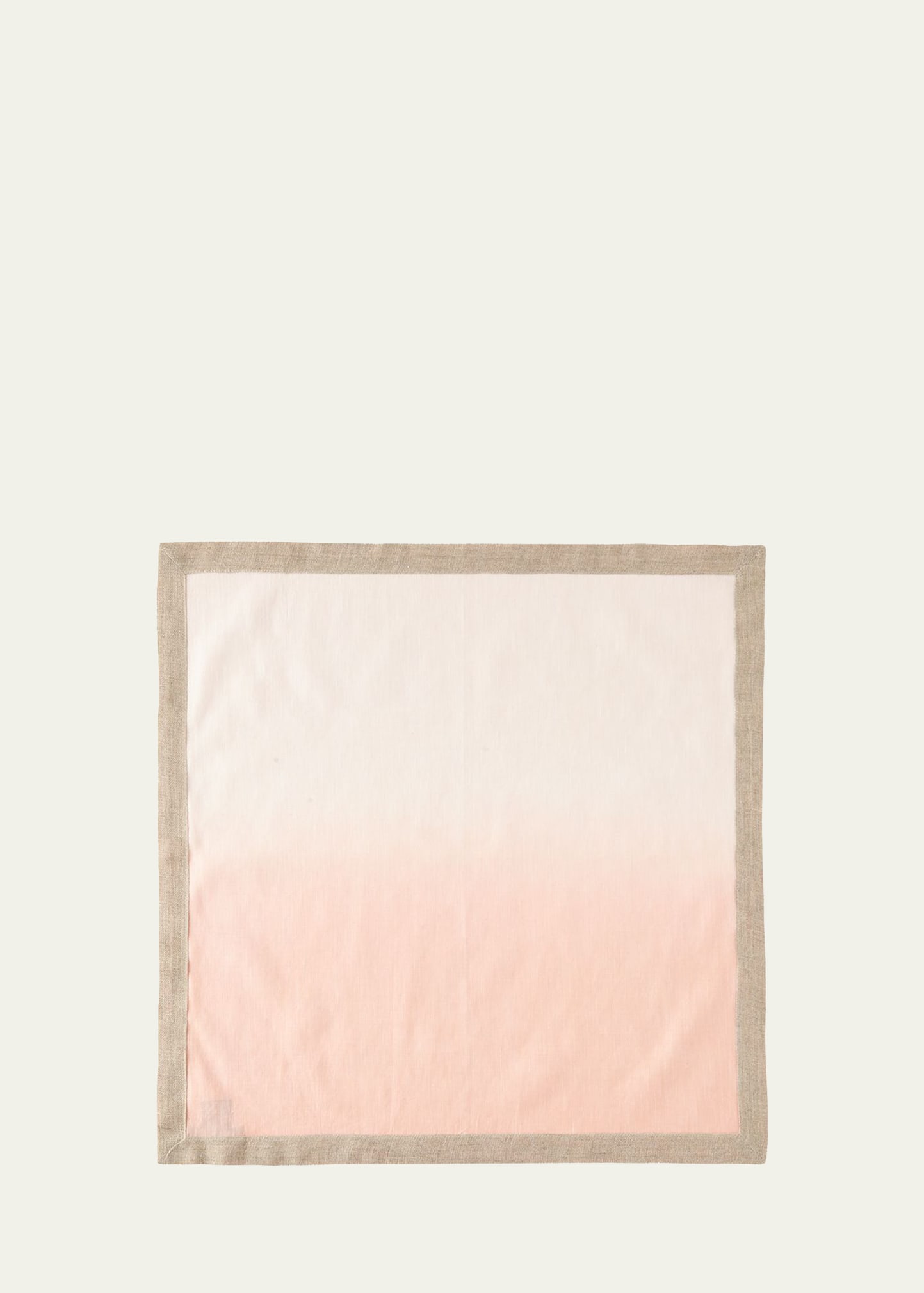 Shop Kim Seybert Dip Dye Napkin In Blush