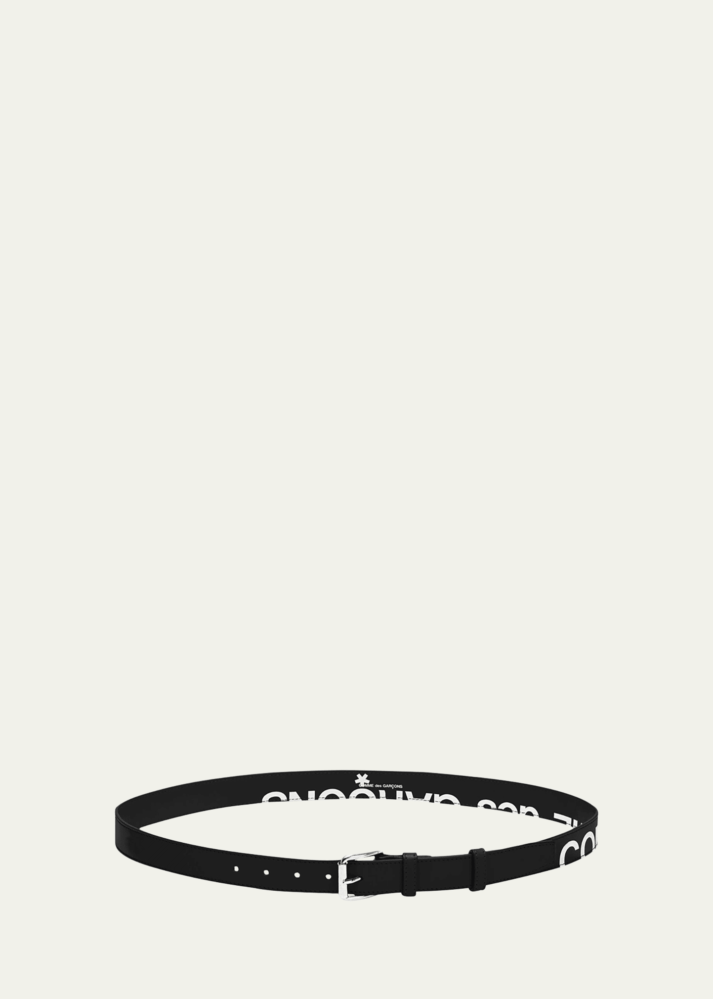 Men's Huge-Logo Leather Belt