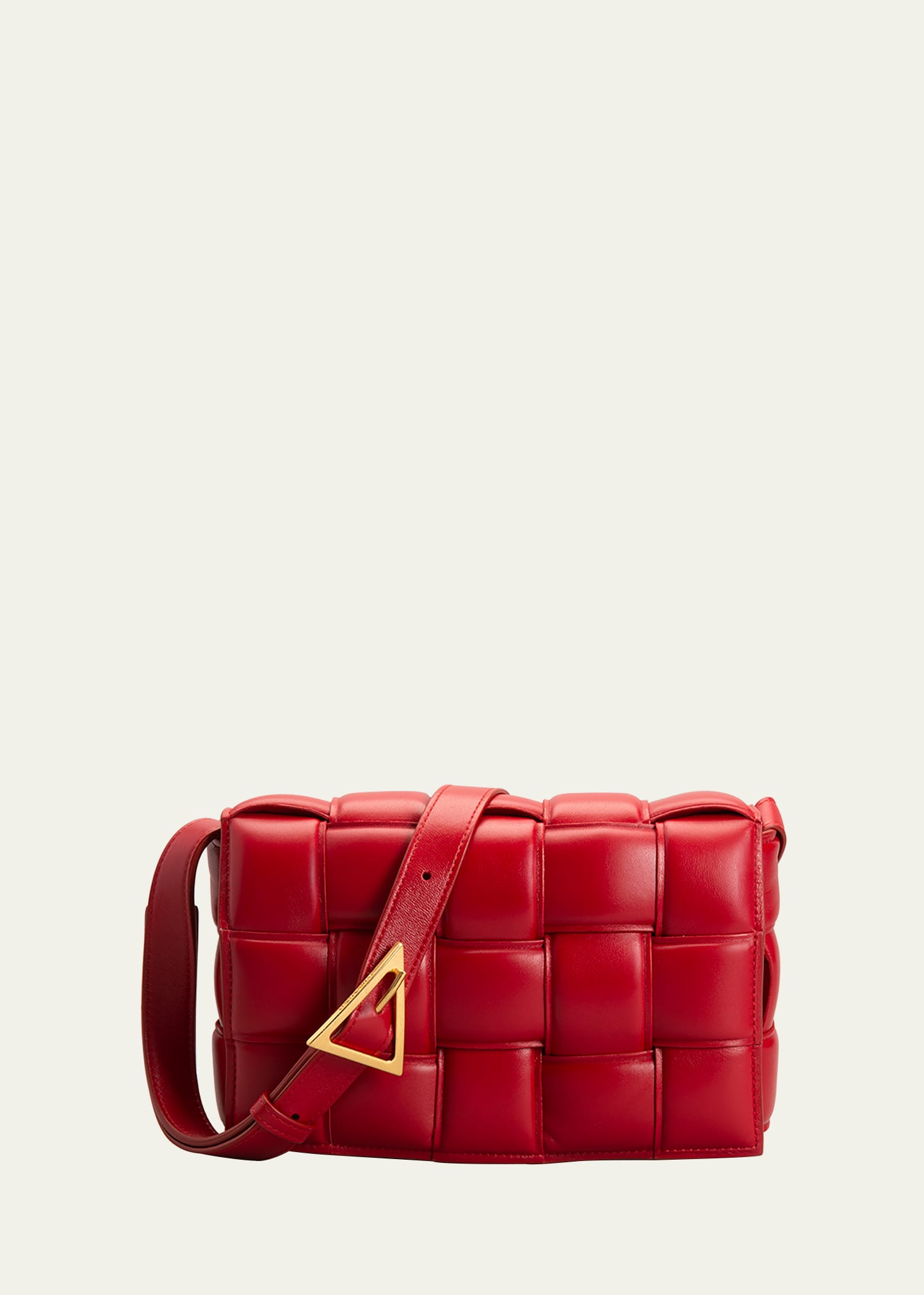 Bottega Veneta Padded Cassette Crossbody Bag In Apple Candy