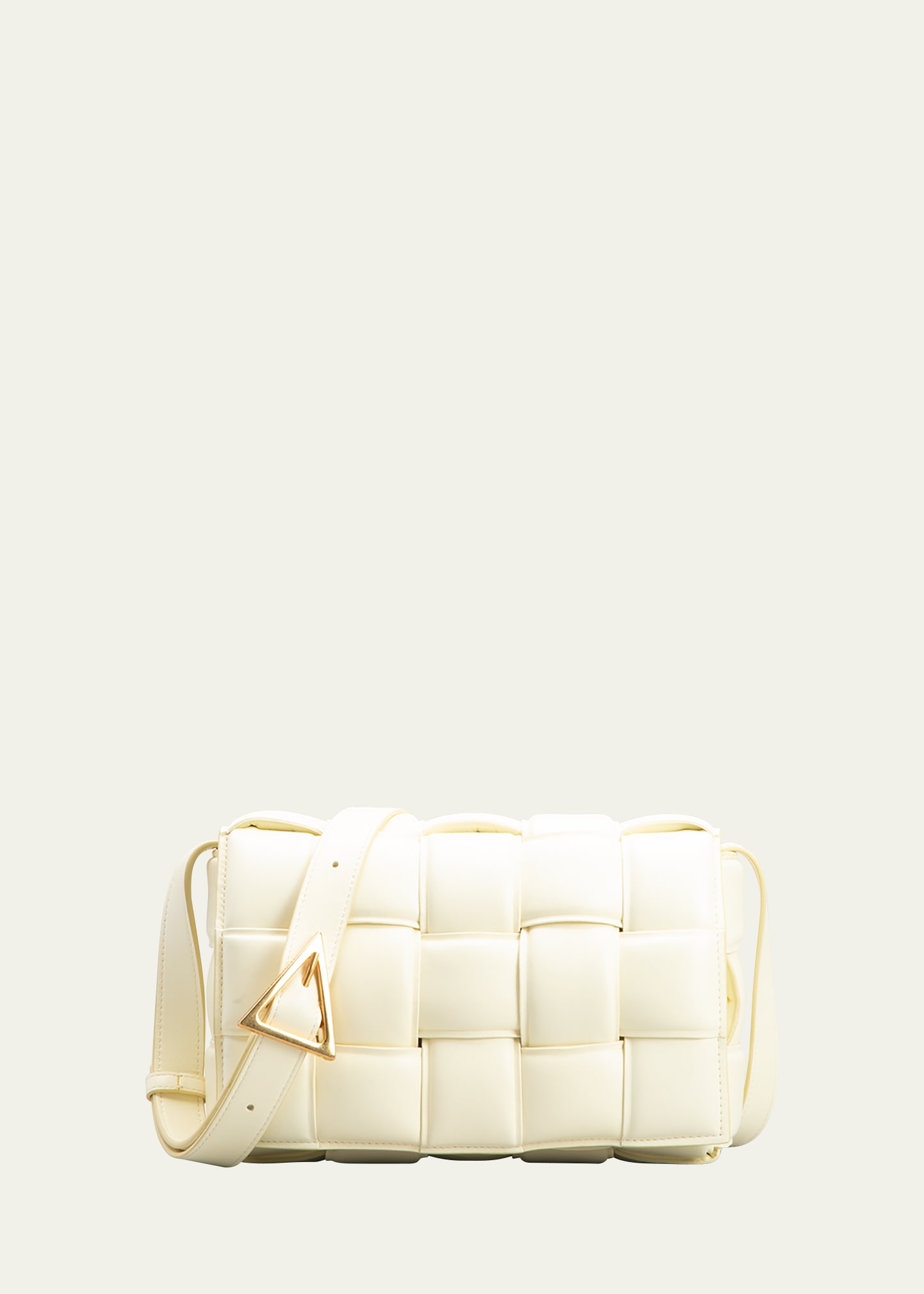 Bottega Veneta Padded Cassette Crossbody Bag In Zest