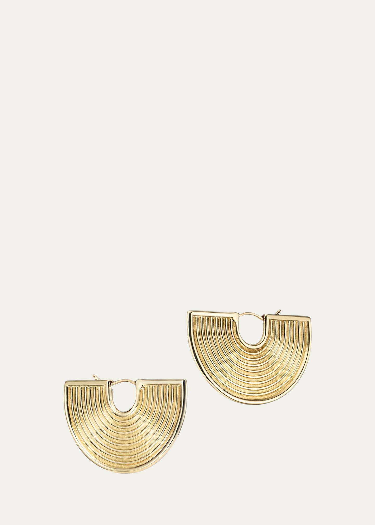 Futura Jewelry 18k Gold Deity Earrings