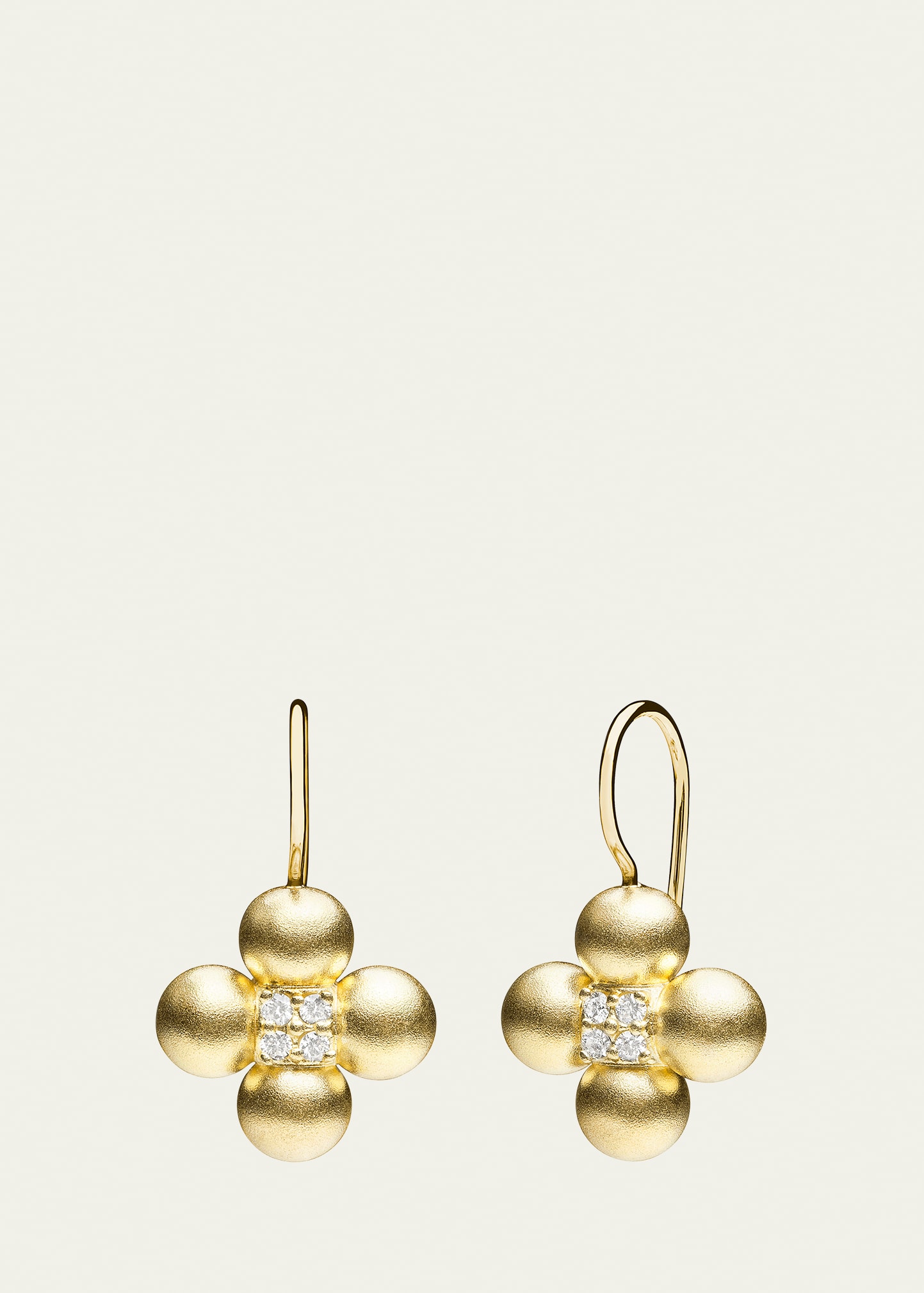 Golden Sequence Drop Earrings by Paul Morelli