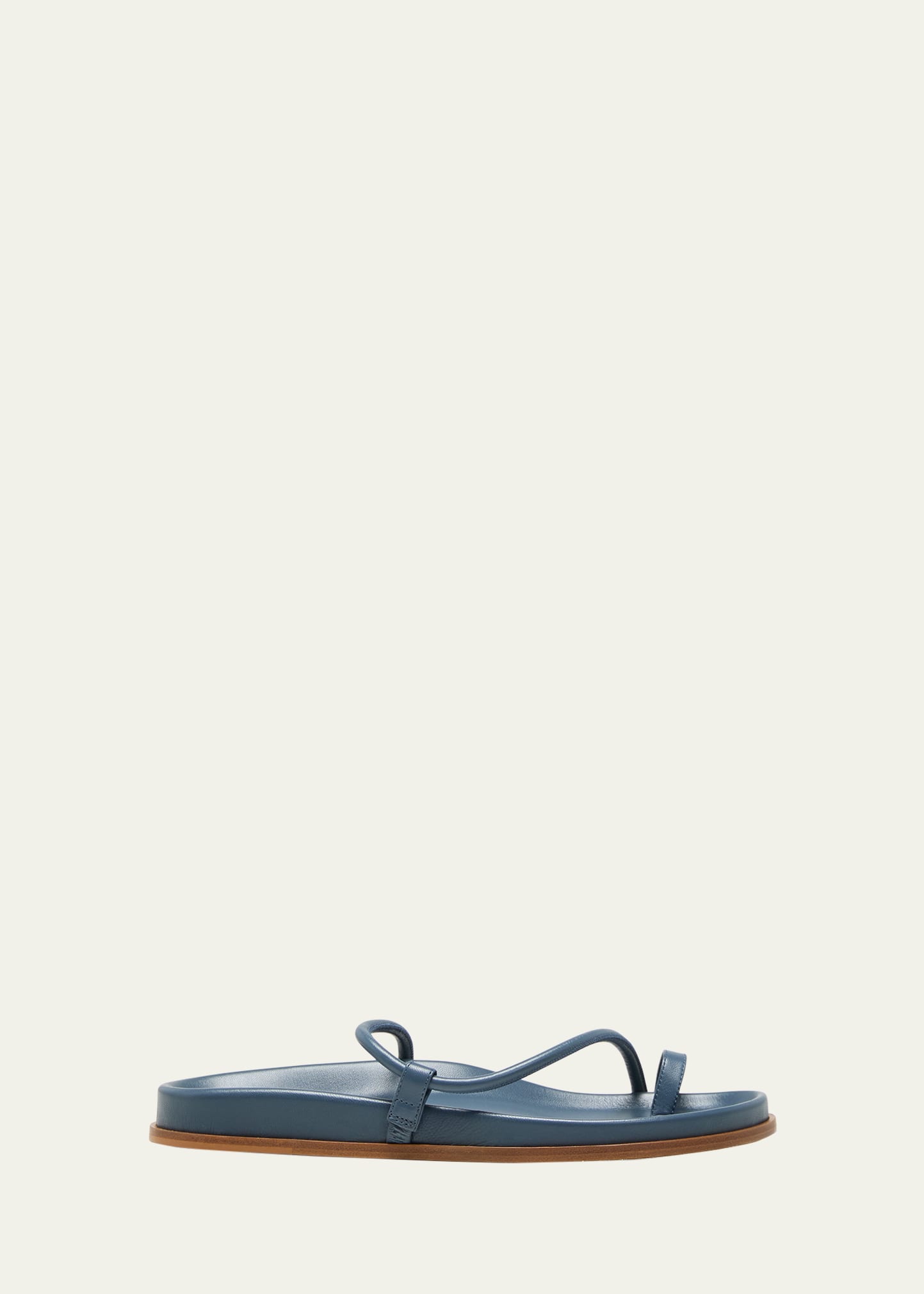 Emme Parsons Bari Naked Toe Ring Sandals In Petrol