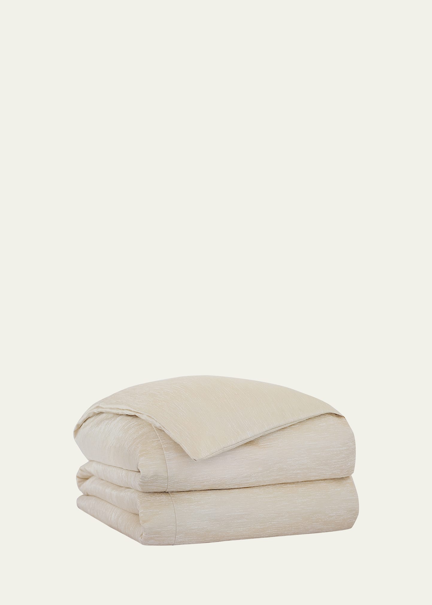Shop Eastern Accents Park Avenue Oversized Queen Duvet Cover In Cream