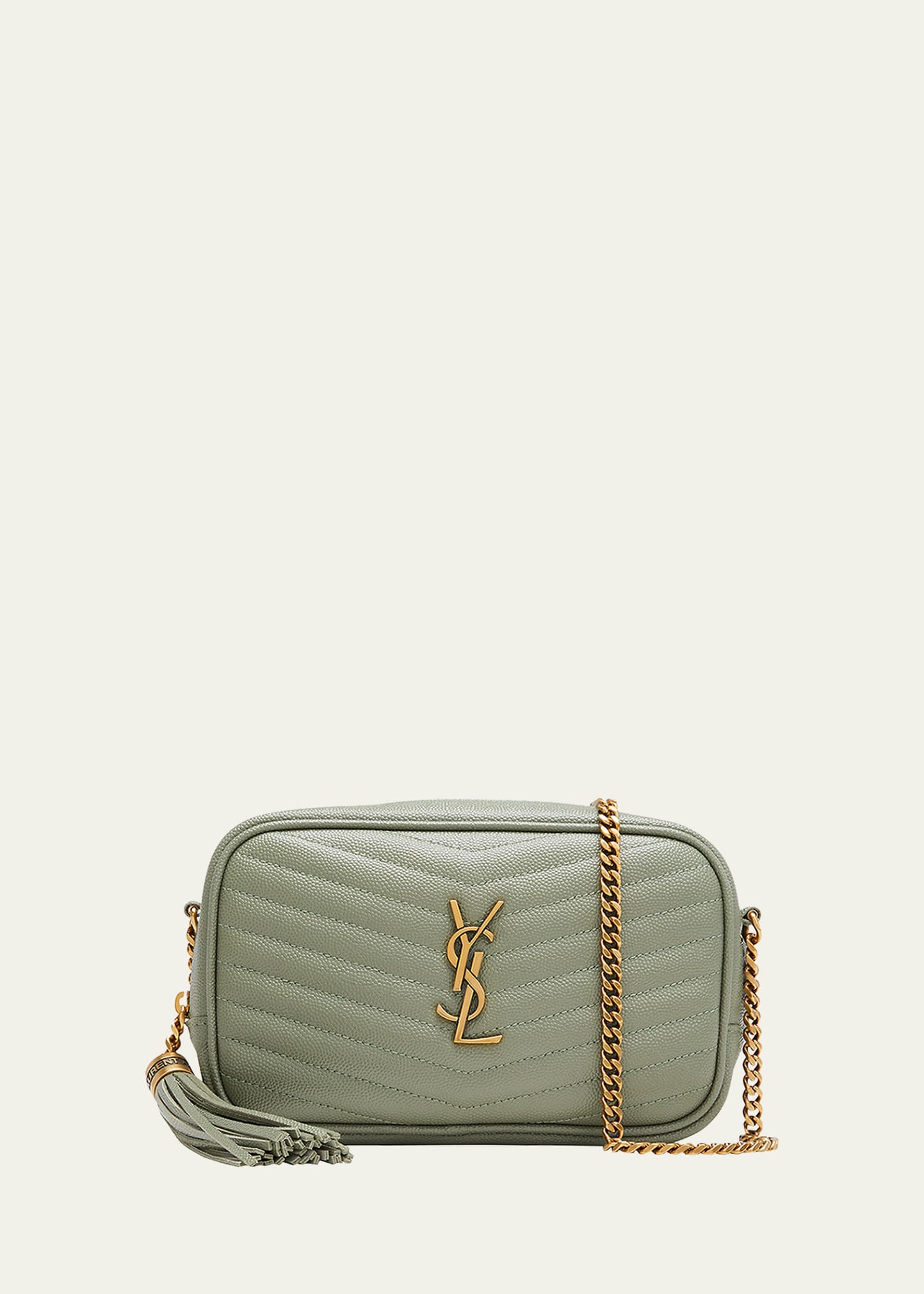 Lou Mini Monogram YSL Quilt Calf Camera Bag