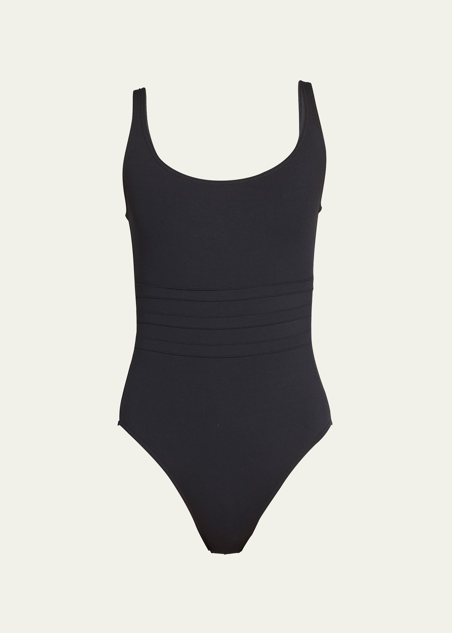 Eres Asia Scoop-neck One-piece Swimsuit With Waistband Detail In Sunset 23h
