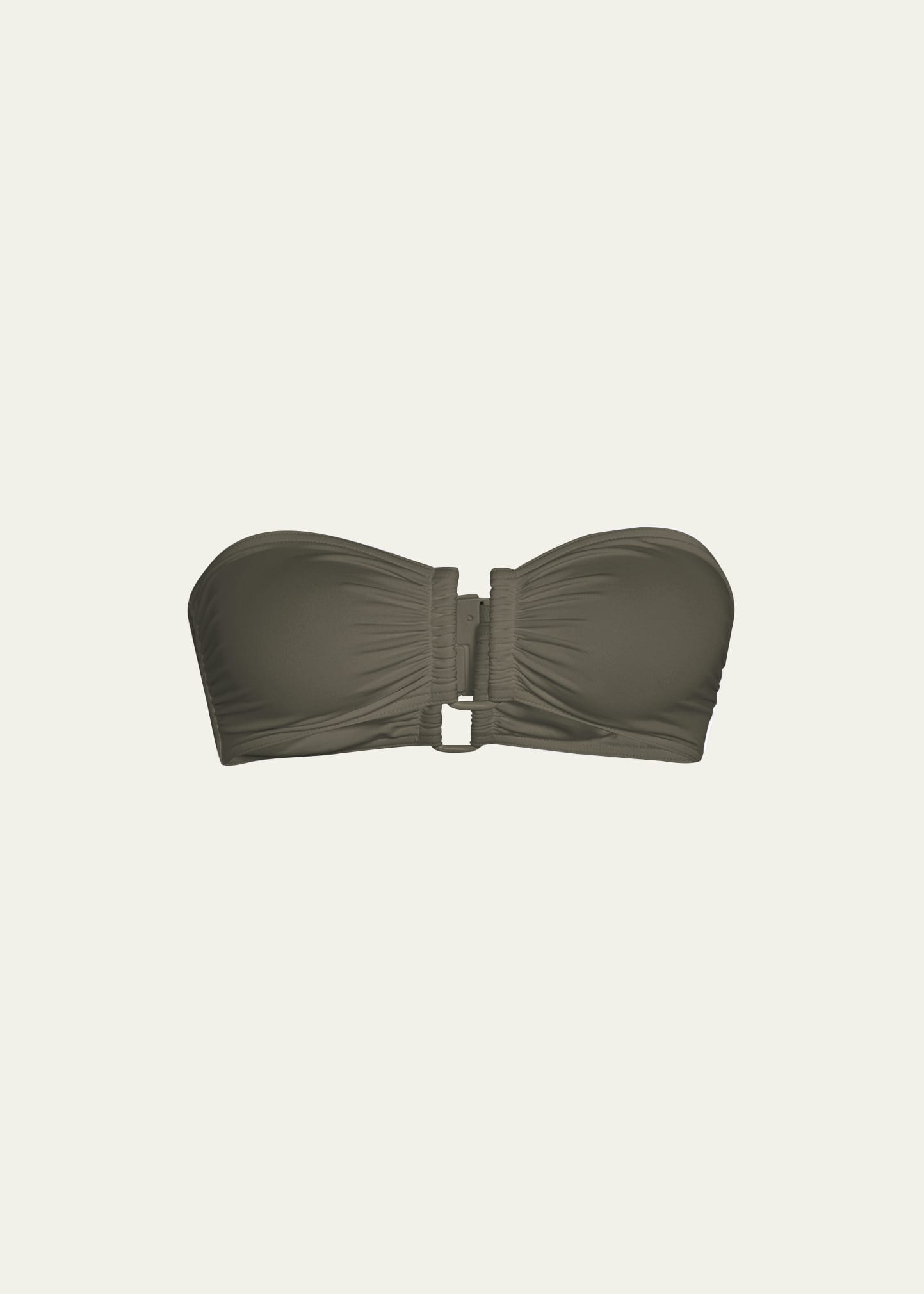Eres Show Bandeau Bikini Top In Olive Noire
