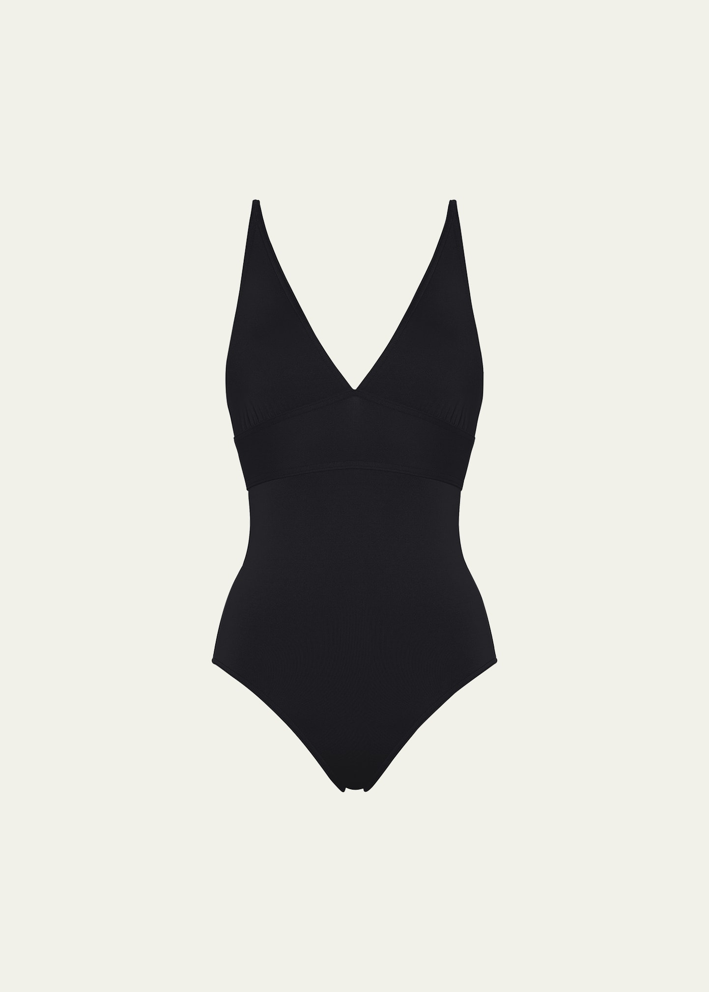 Eres Larcin Deep V Triangle One-piece Swimsuit In Ultra