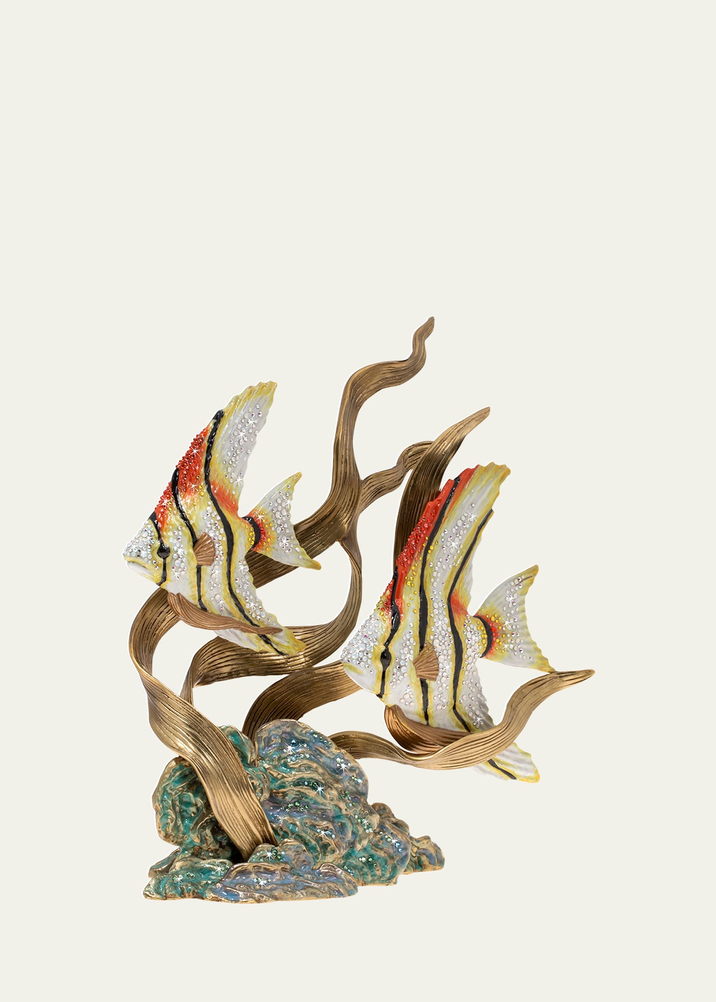 Angel Fish & Seagrass Figurine