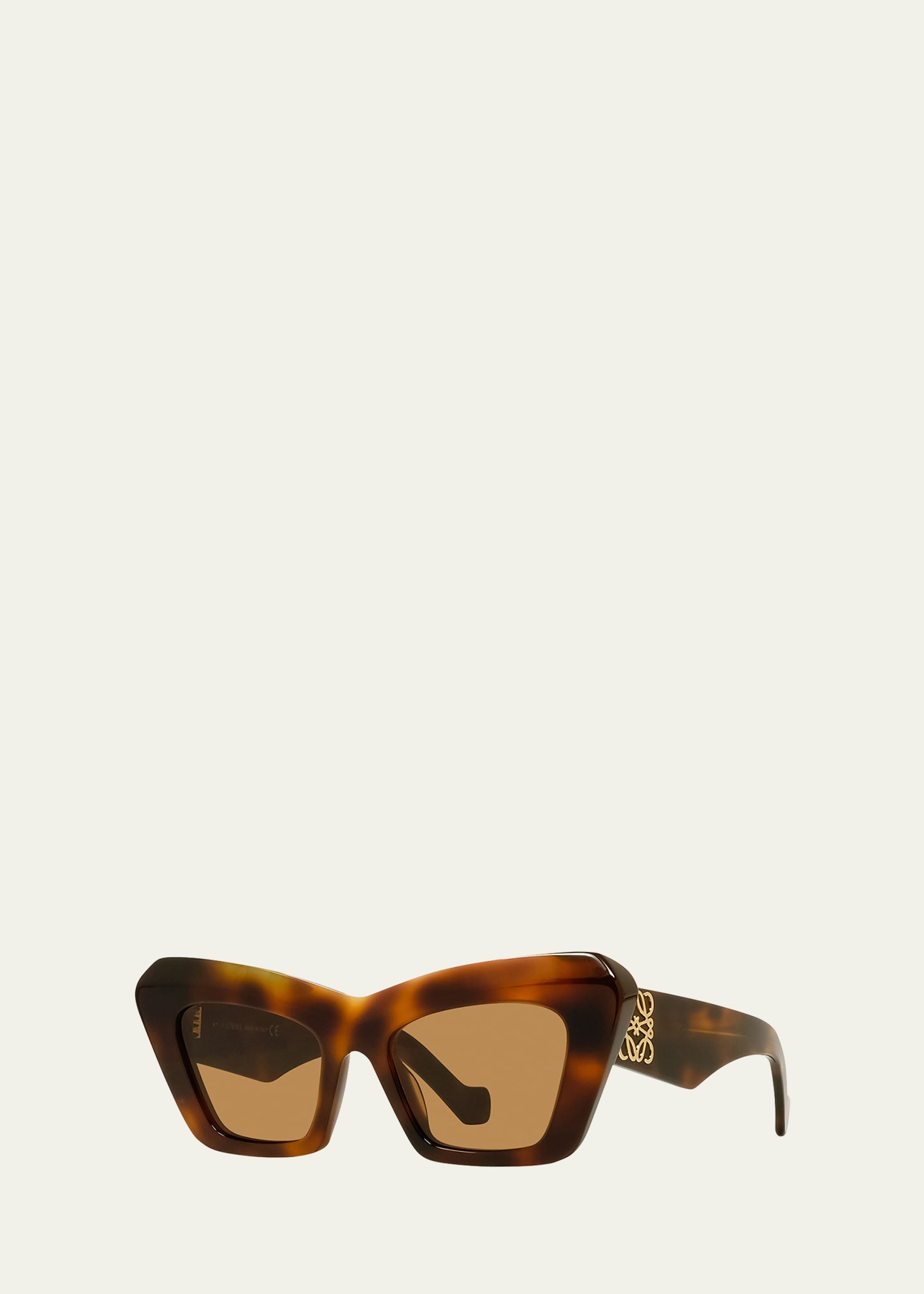Loewe Cat-eye Tortoiseshell Acetate Sunglasses In Brown