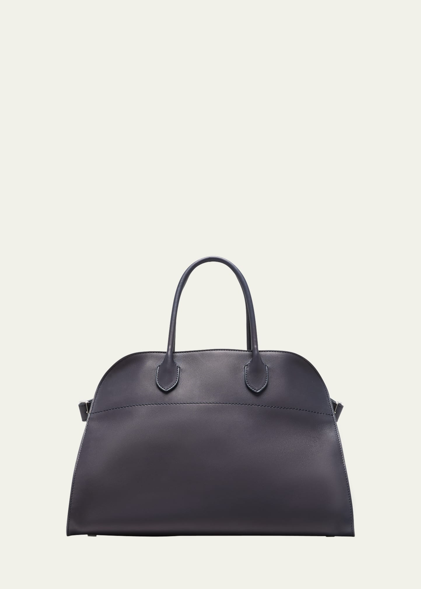 The Row Margaux 15 Air Bag In Calfskin Leather In Mrpd8 Marine Pld