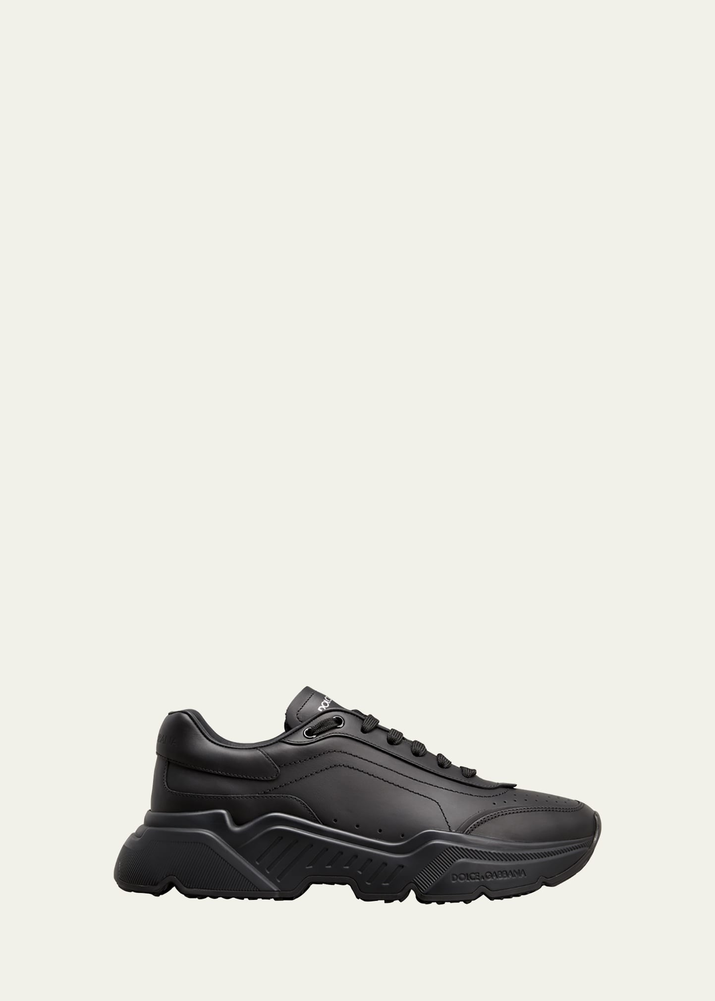 Dolce & Gabbana Men's Day Master Two-tone Chunky Runner Sneakers In Black