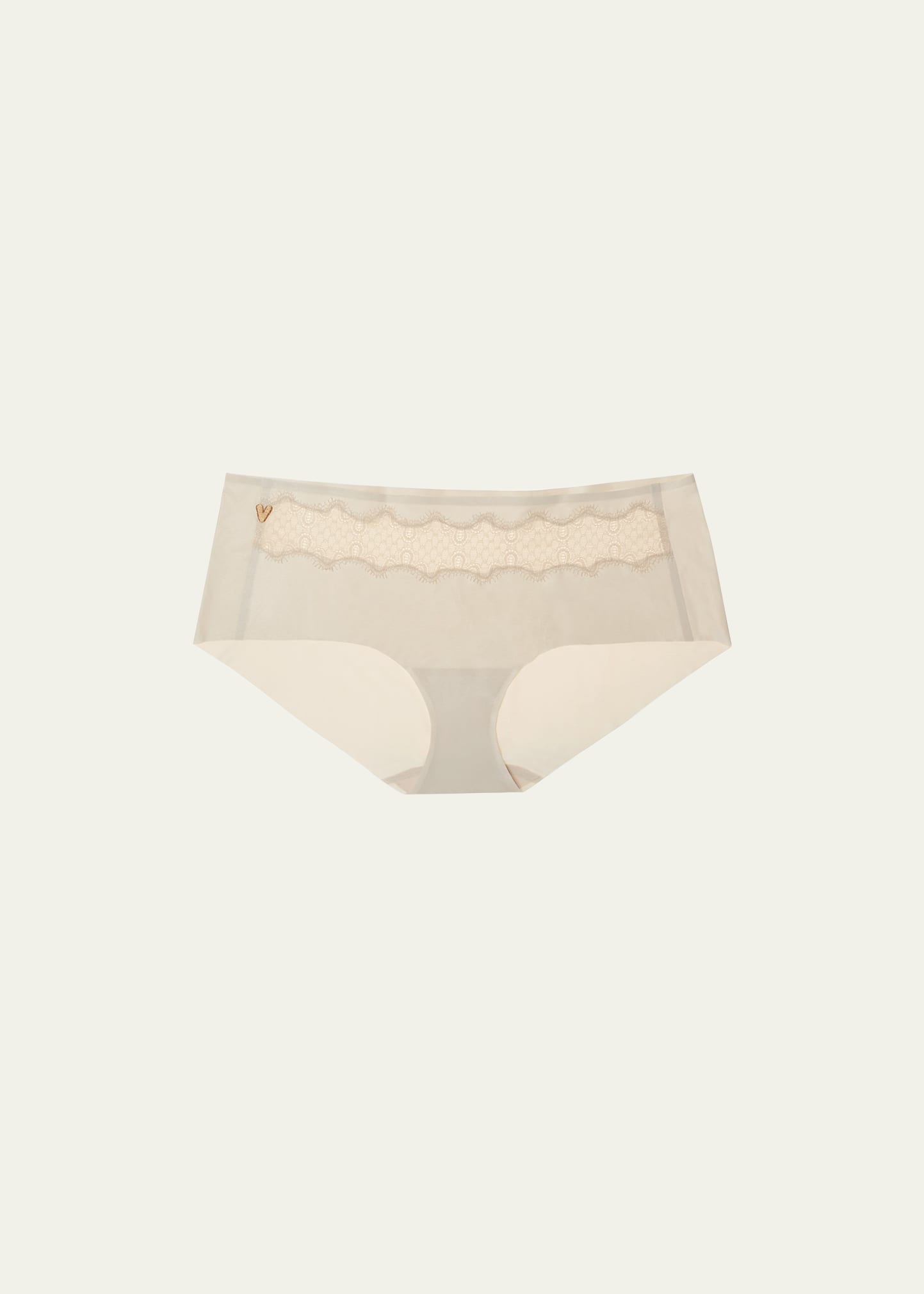 Uwila Warrior Happy Seams Lace Trim Seamless Briefs In Smoke Grey