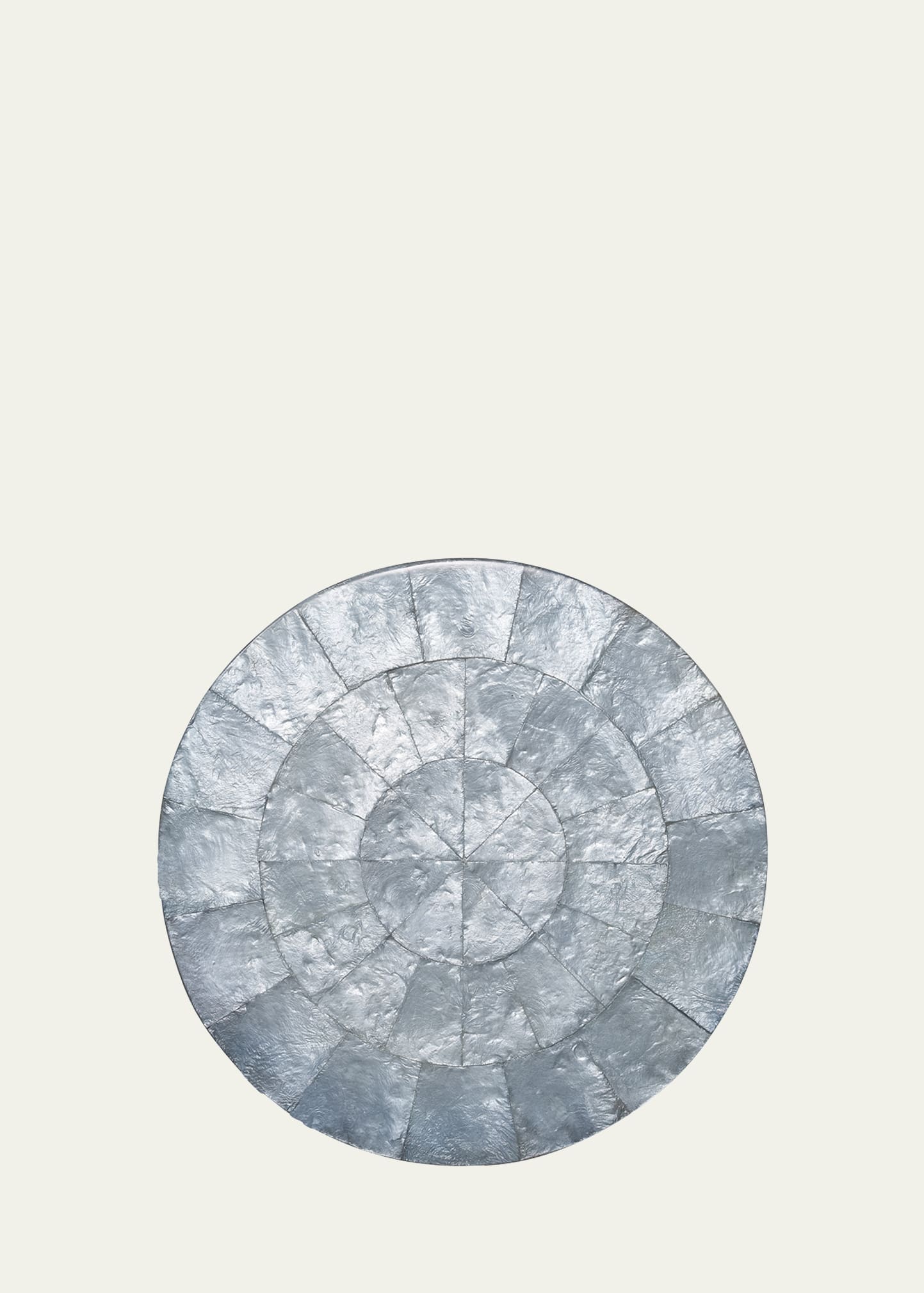Kim Seybert Round Capiz Shell Placemat In Blue
