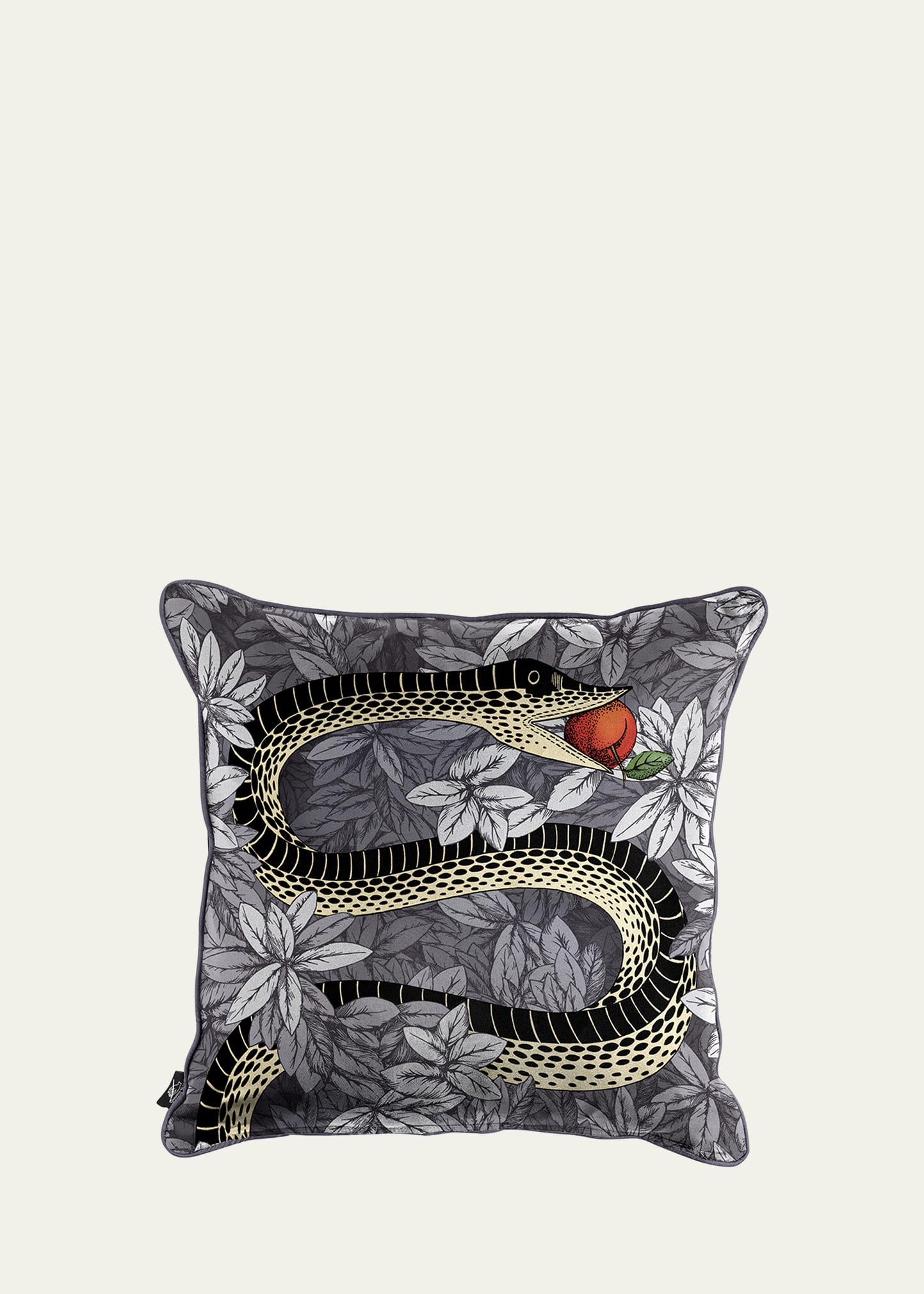 Fornasetti Seta Peccato Originale Cushion In Multi