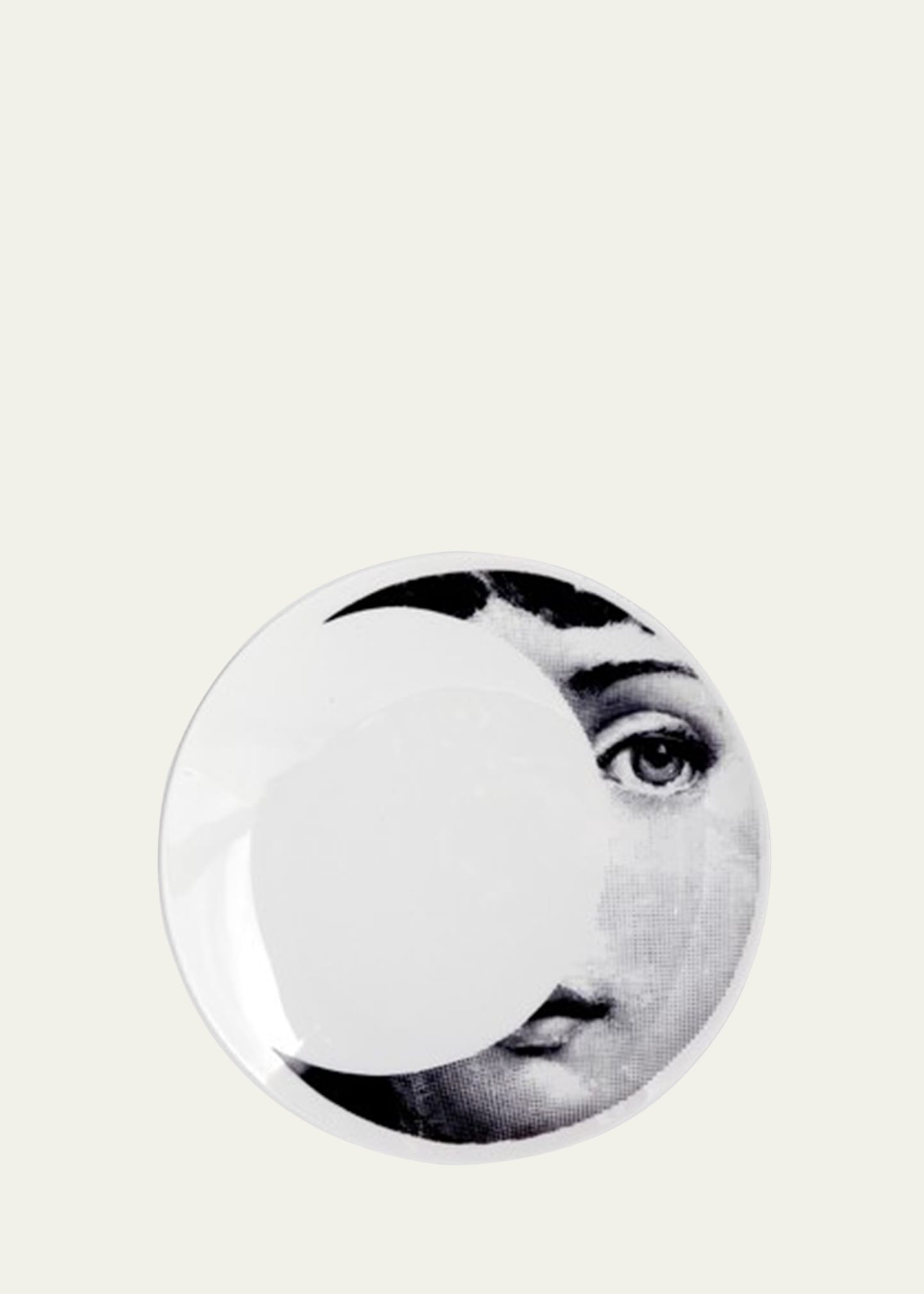 Fornasetti Wall Plate Tema E Variazioni # 039x In Black/white
