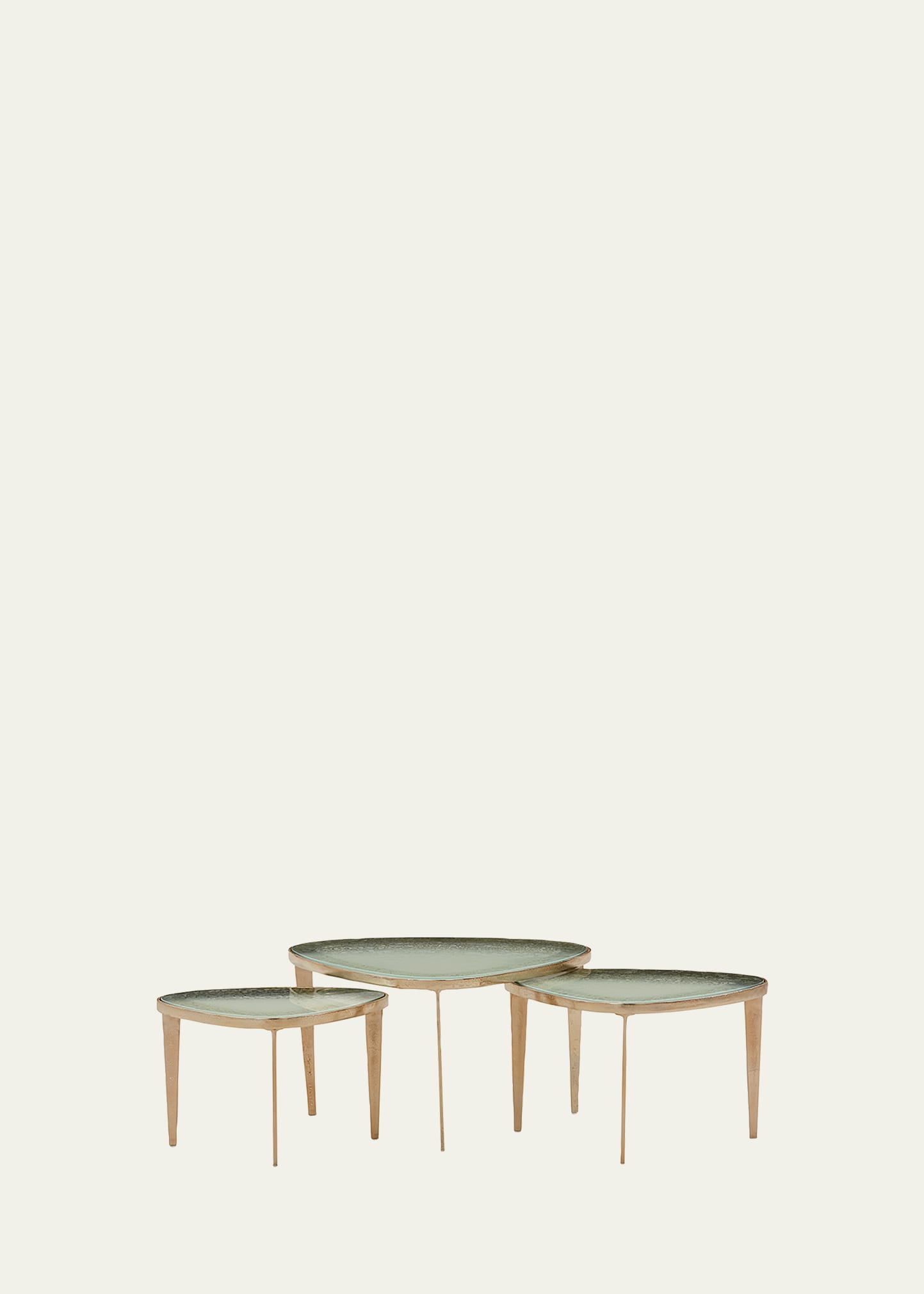 Interlude Home Trio Of Jan Bunching Coffee Tables