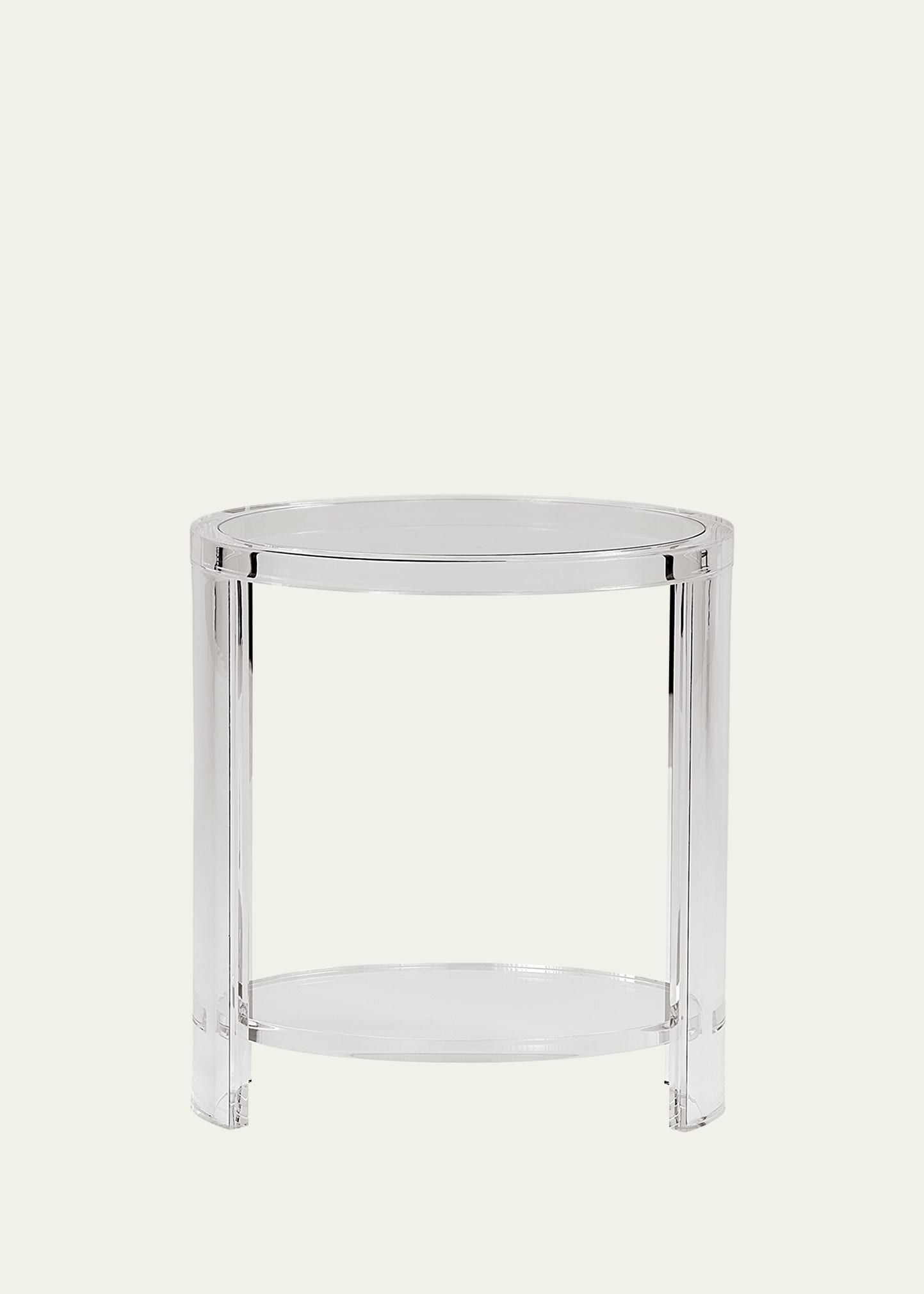 Interlude Home Marcel Acrylic Side Table In Clear