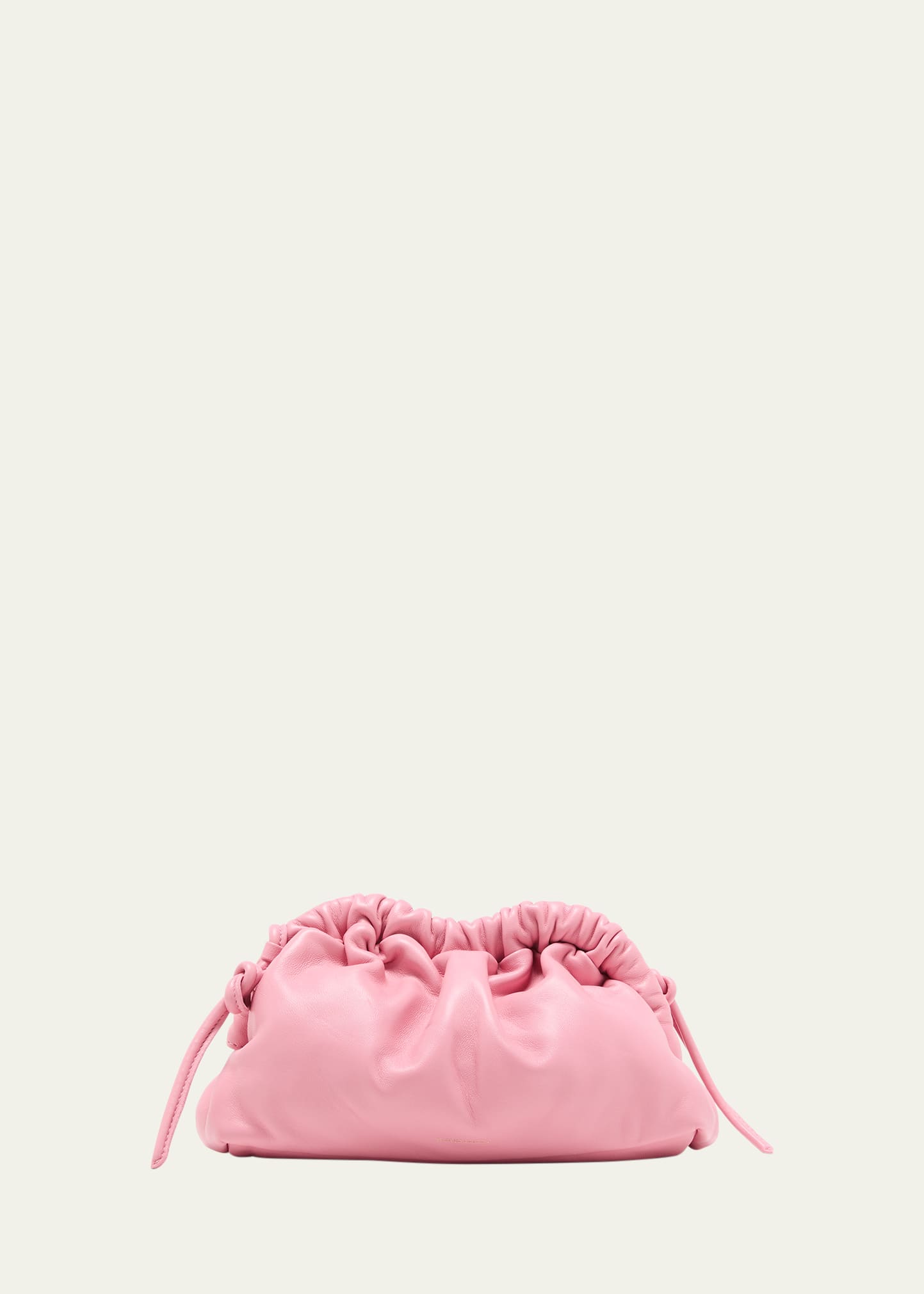 Mansur Gavriel Mini Lambskin Cloud Clutch Bag In Flamingo