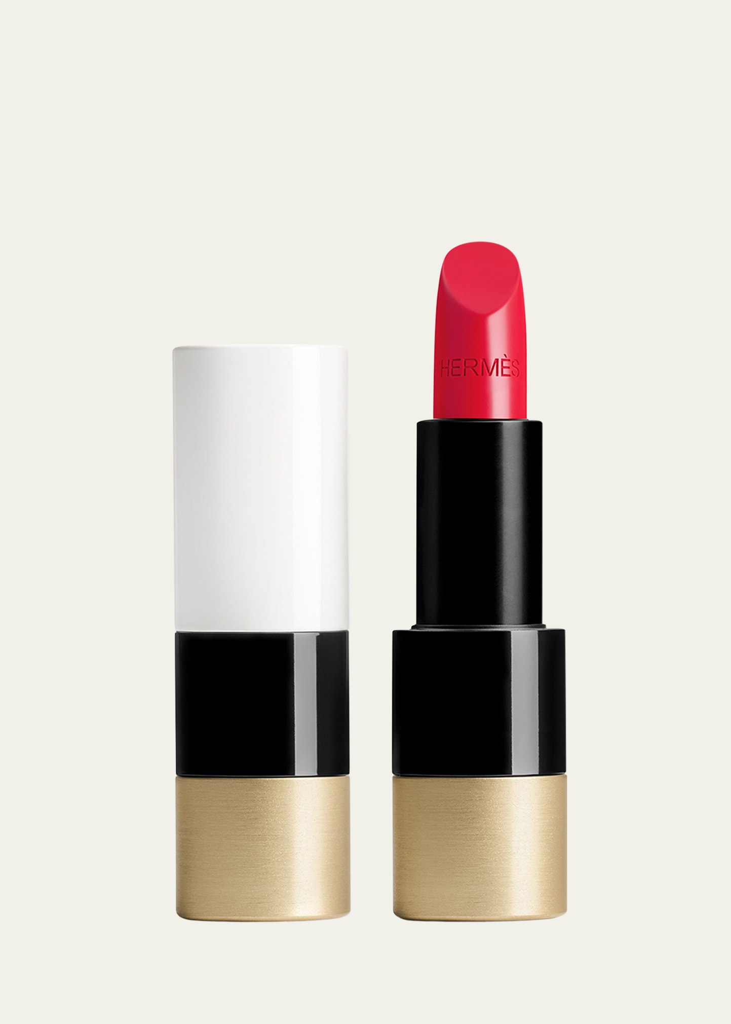 Hermes Rouge  Satin Lipstick In 66 Rouge Piment