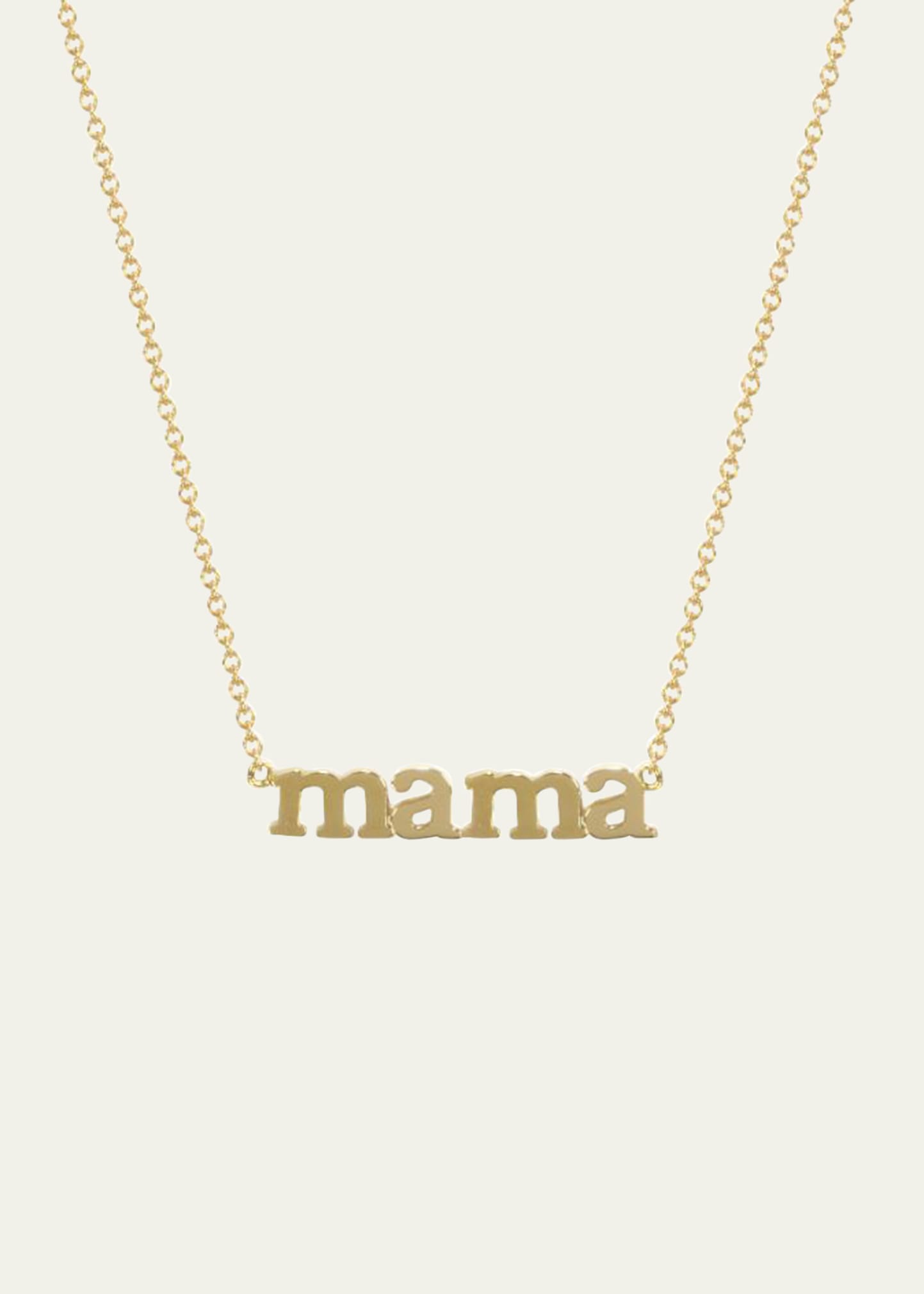 18k Mama Pendant Necklace