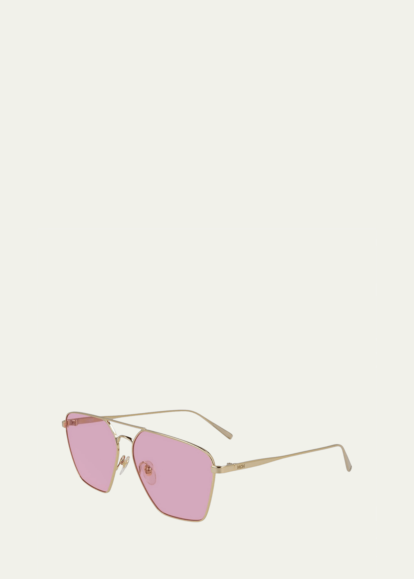 Men's Geometric Navigator Sunglasses